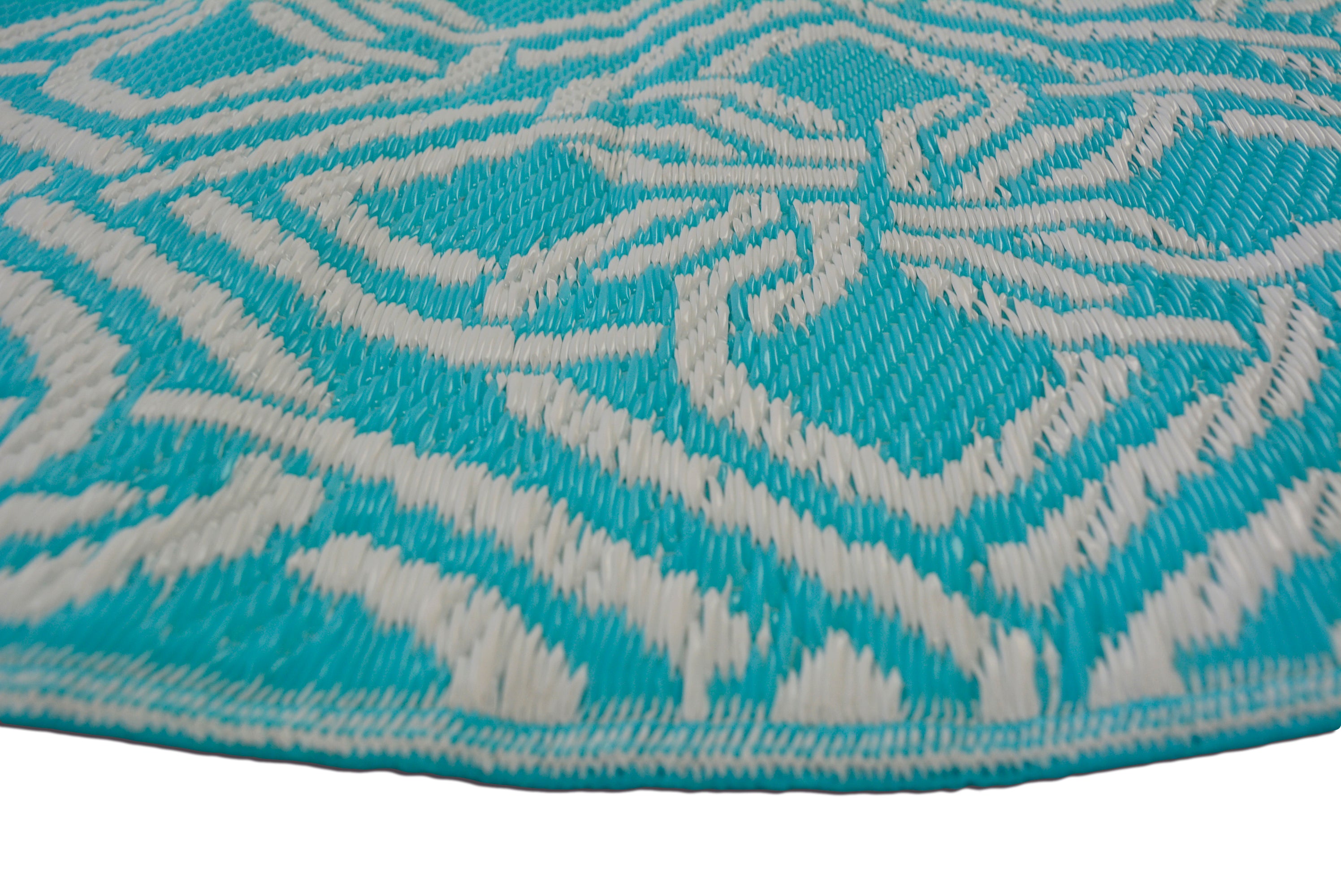 Vibrant & Reversible Outdoor/Indoor Mats - Chatai-2398-Auqa - 120x170