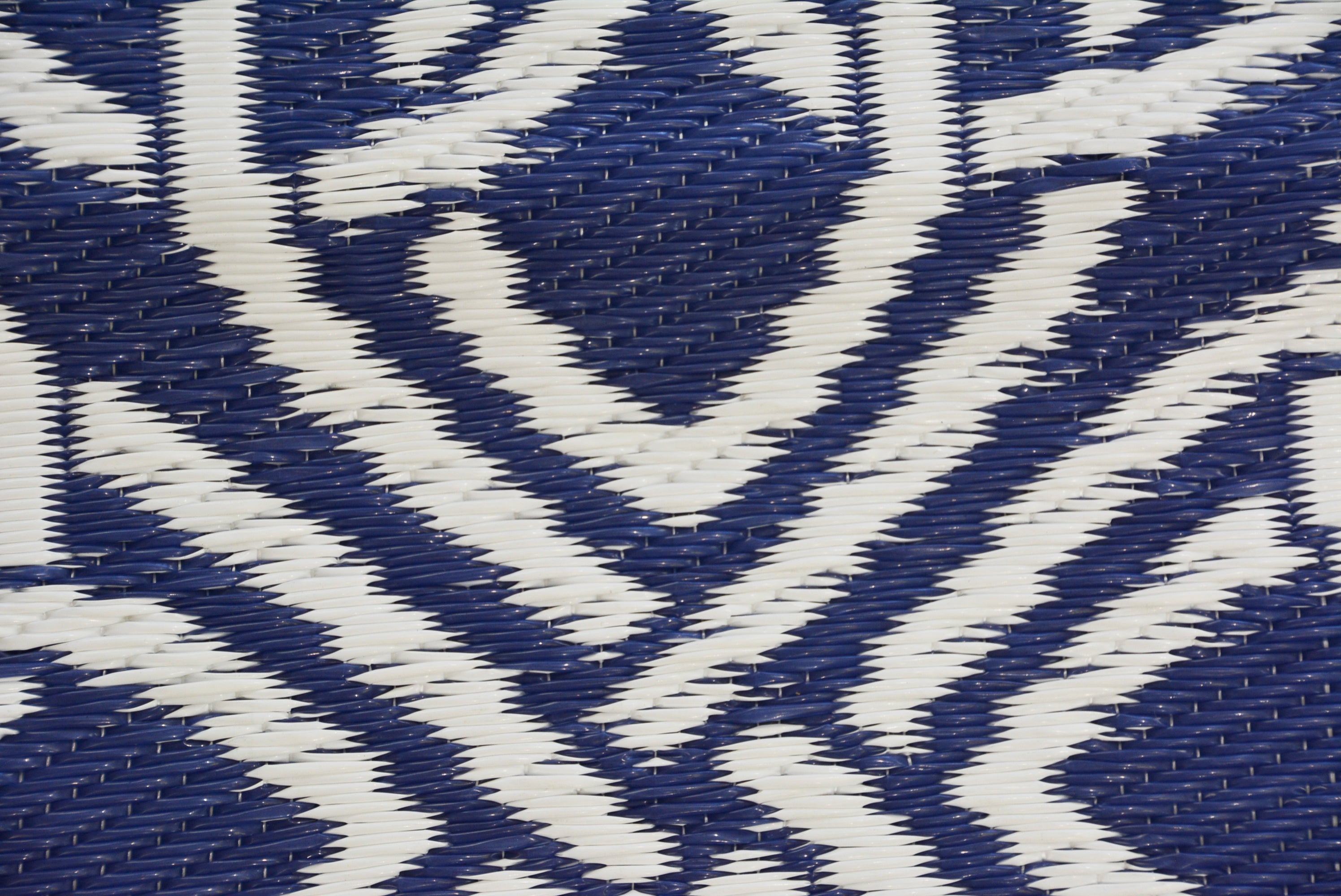 Reversible Indoor/Outdoor Mats - Chatai-2398-Neavy/White-120x170