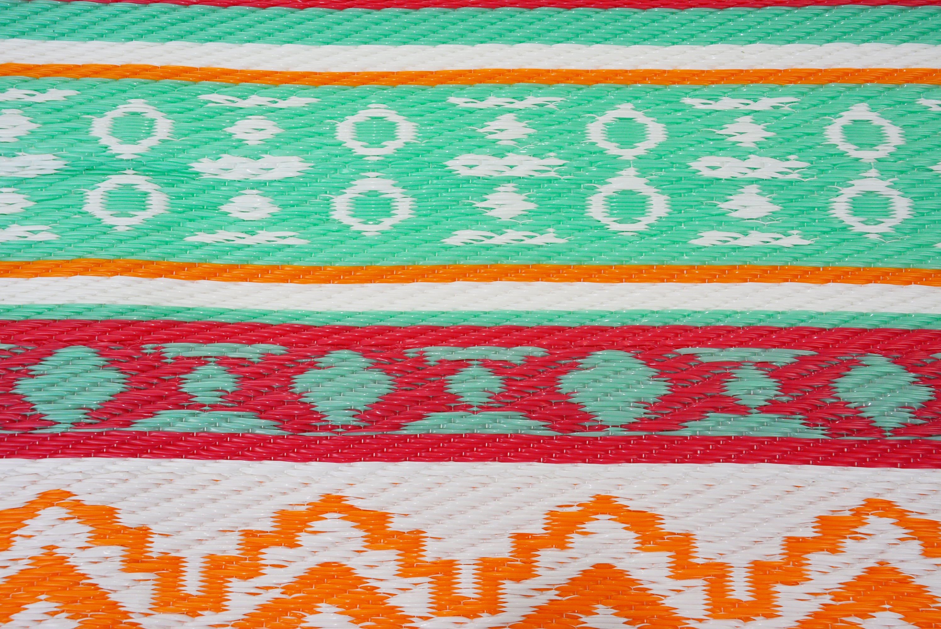 Reversible Indoor/Outdoor Mats - Chatai-2640-Orange Multi-120x170