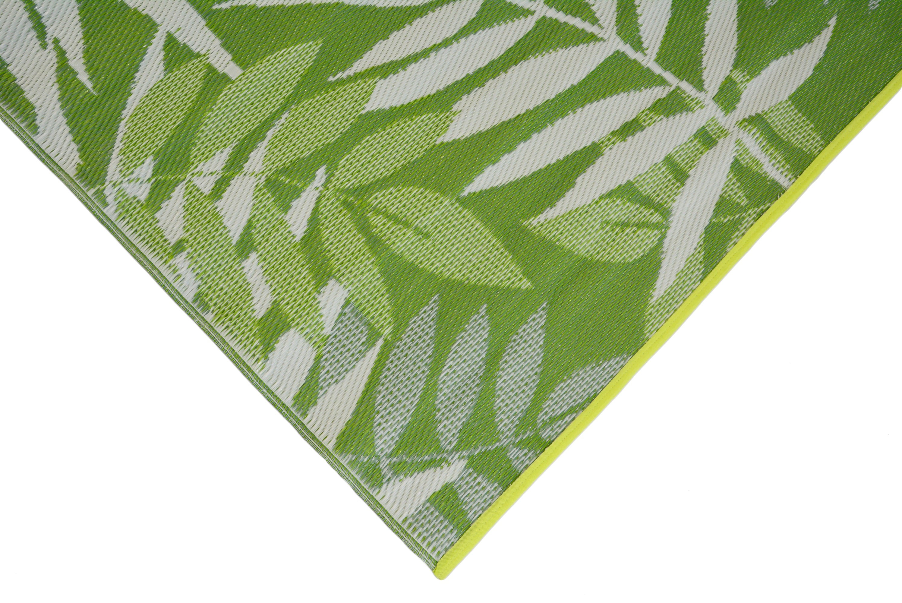 Reversible Indoor/Outdoor Mats - Chatai-2645-Olive Green-120x170