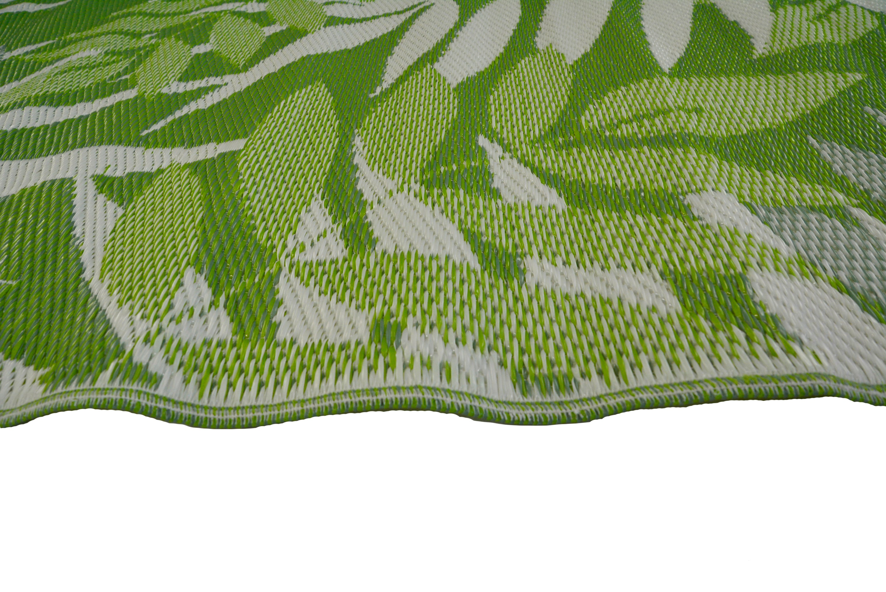 Reversible Indoor/Outdoor Mats - Chatai-2645-Olive Green-120x170