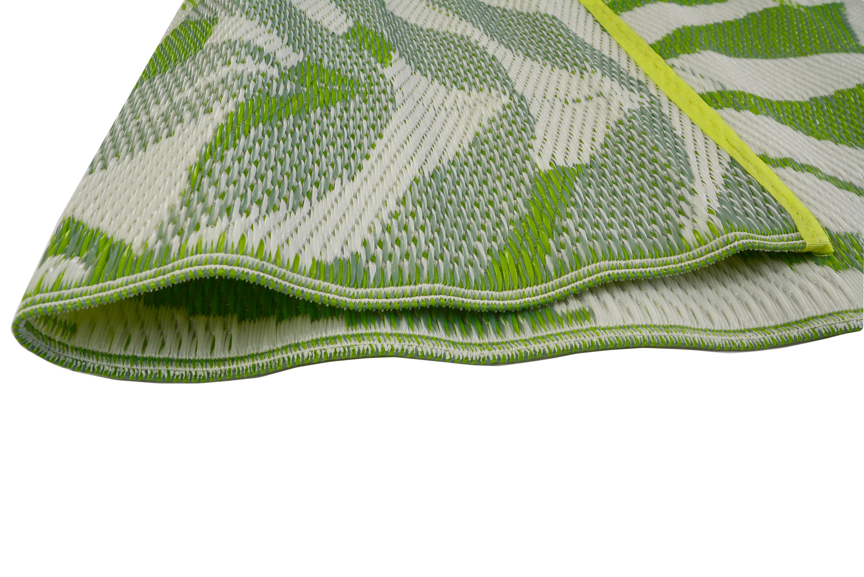 Reversible Indoor/Outdoor Mats - Chatai-2645-Olive Green-120x170
