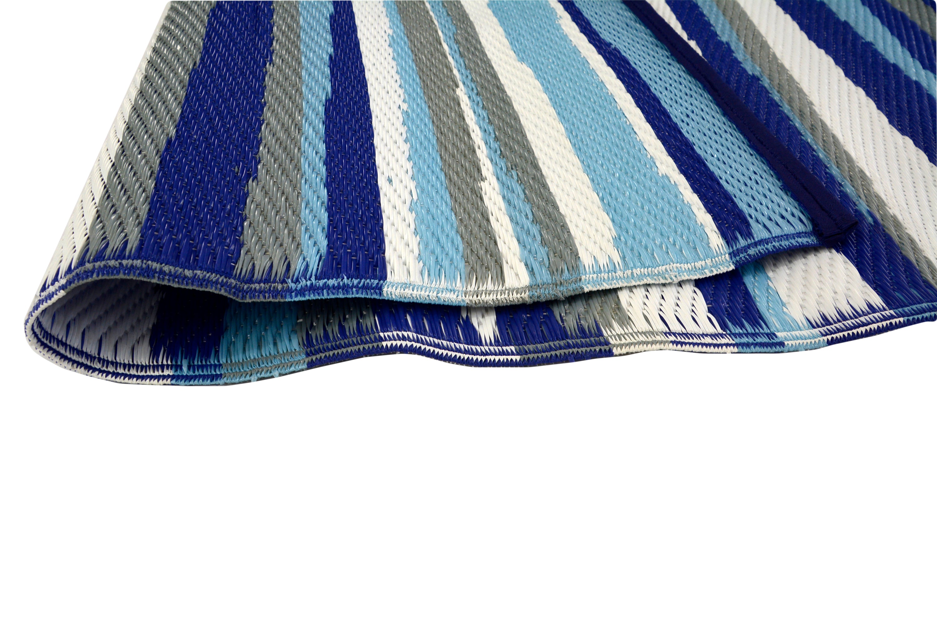 Reversible Indoor/Outdoor Mats - Chatai-2646-Blue-120x170