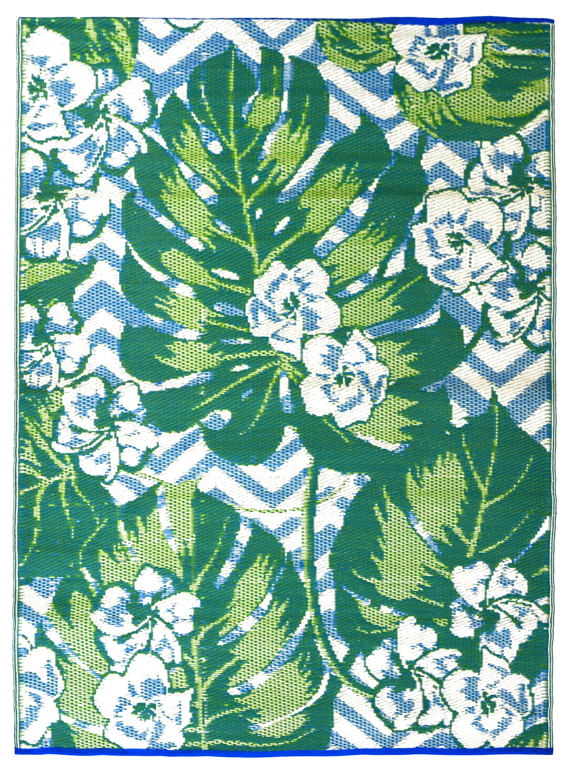 Reversible Indoor/Outdoor Mats - Chatai-2656-Green-120x170