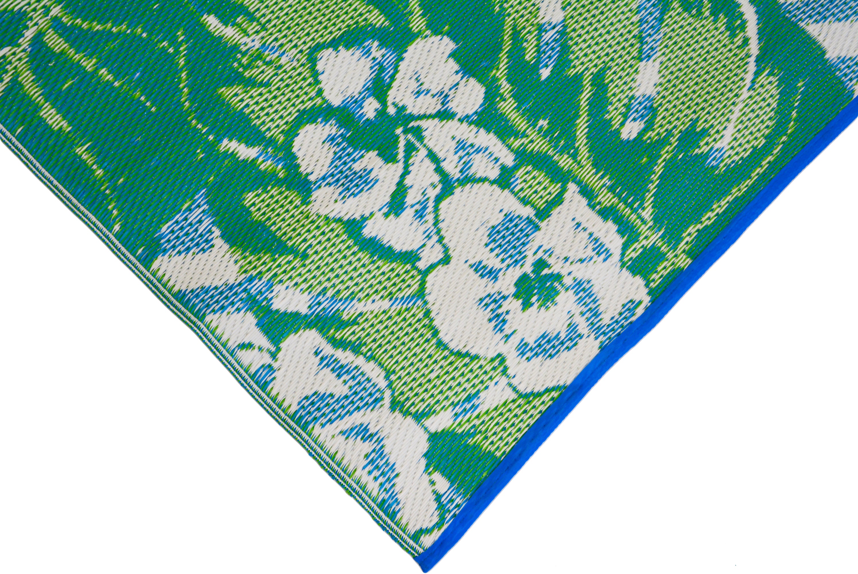 Reversible Indoor/Outdoor Mats - Chatai-2656-Green-120x170