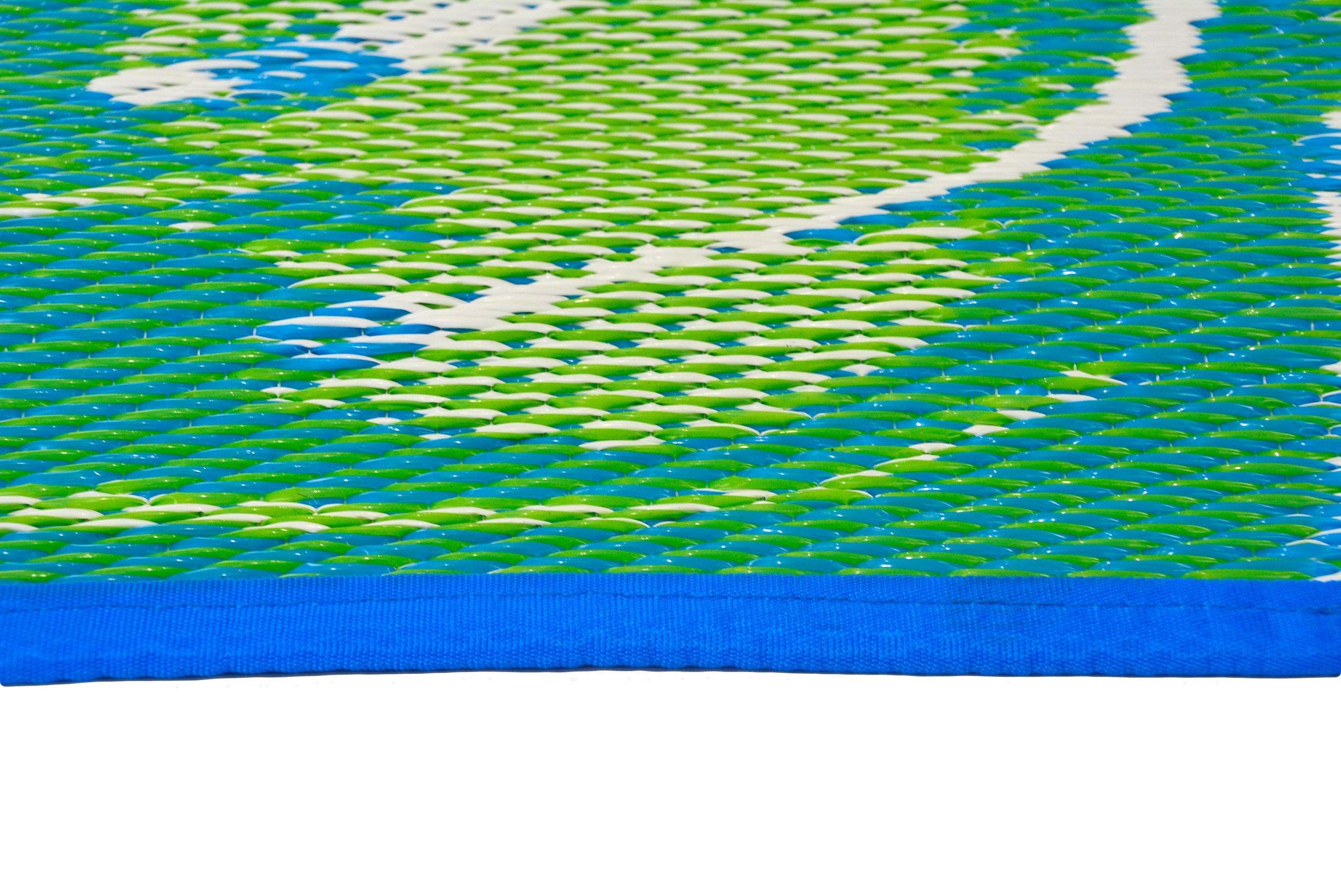Reversible Indoor/Outdoor Mats - Chatai-2656-Green-120x170