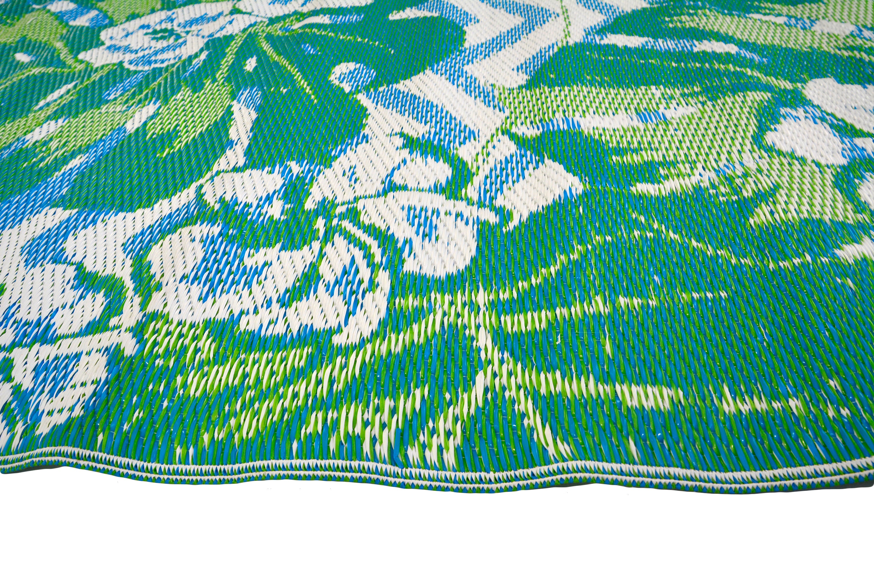 Reversible Indoor/Outdoor Mats - Chatai-2656-Green-120x170