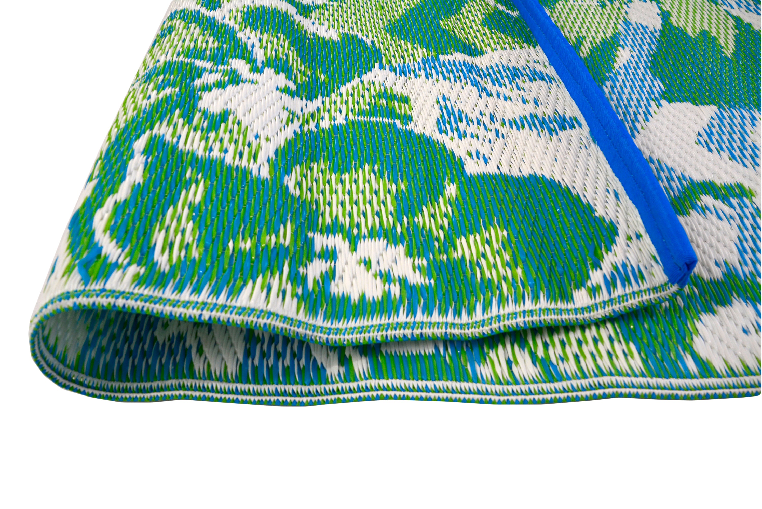 Reversible Indoor/Outdoor Mats - Chatai-2656-Green-120x170