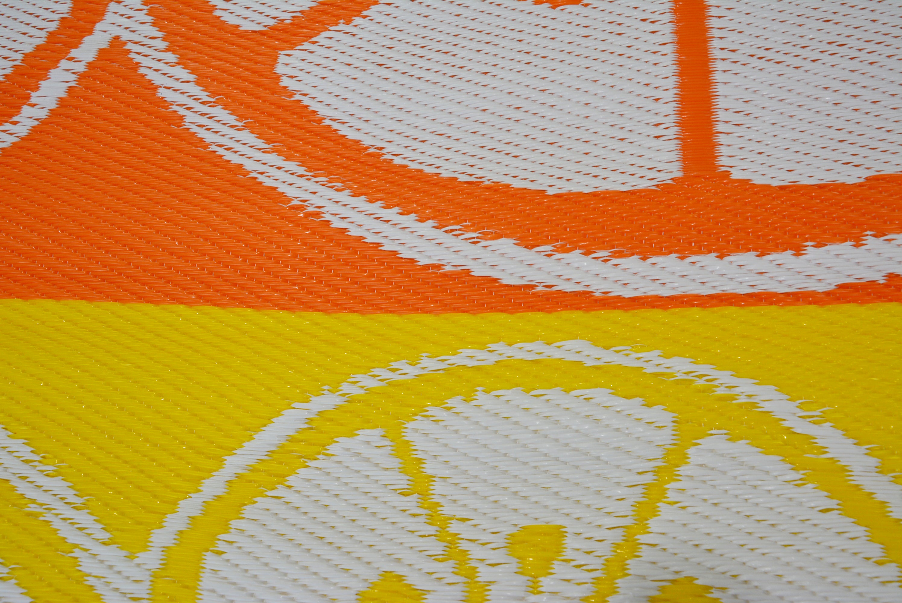 Reversible Indoor/Outdoor Mats - Chatai-2690-Orange Multi-120x170