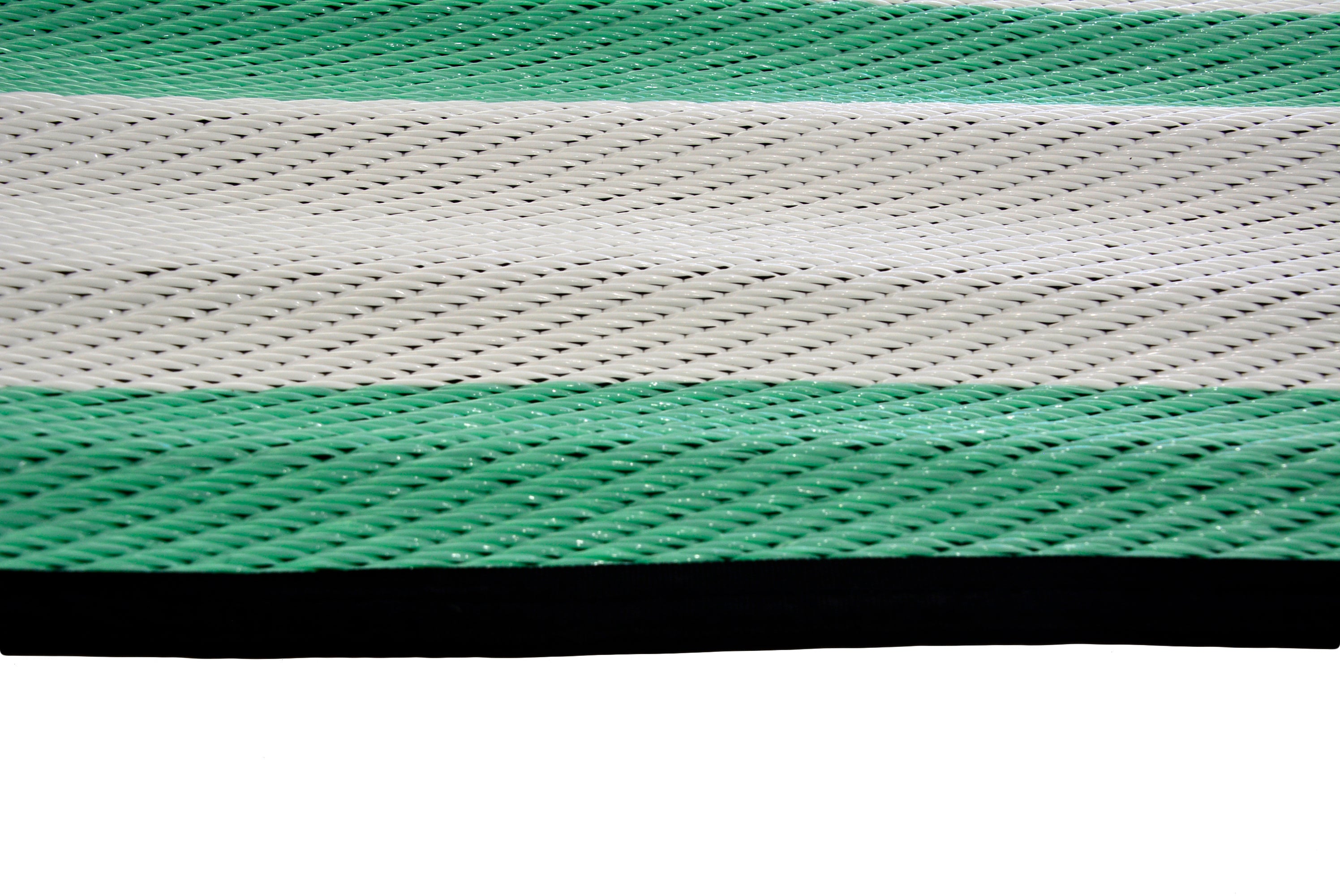 Reversible Indoor/Outdoor Mats - Chatai-2770-Aqua White-120x170