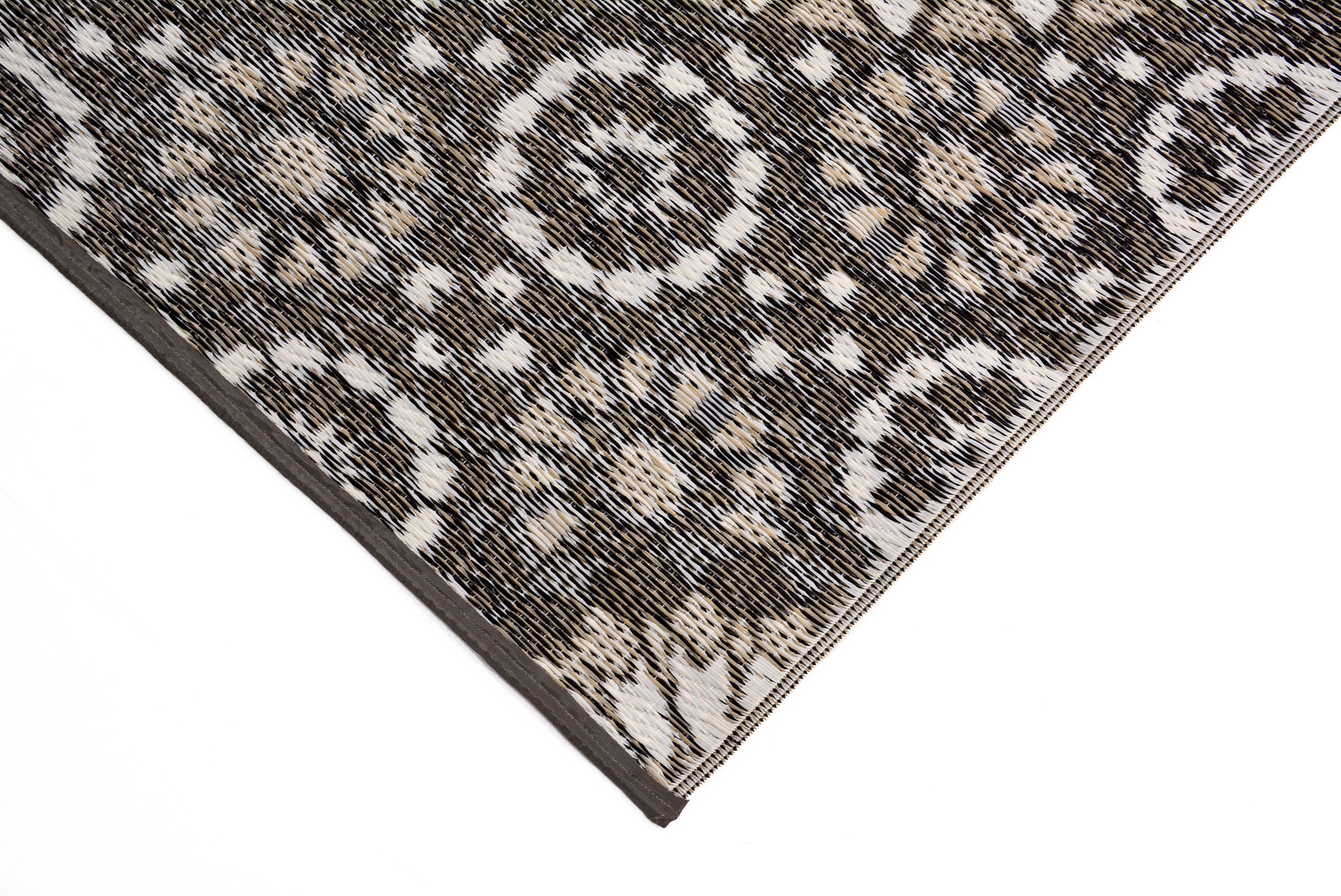 Reversible Indoor/Outdoor Mats - Chatai 2773 - Brown/Taupe-150x240