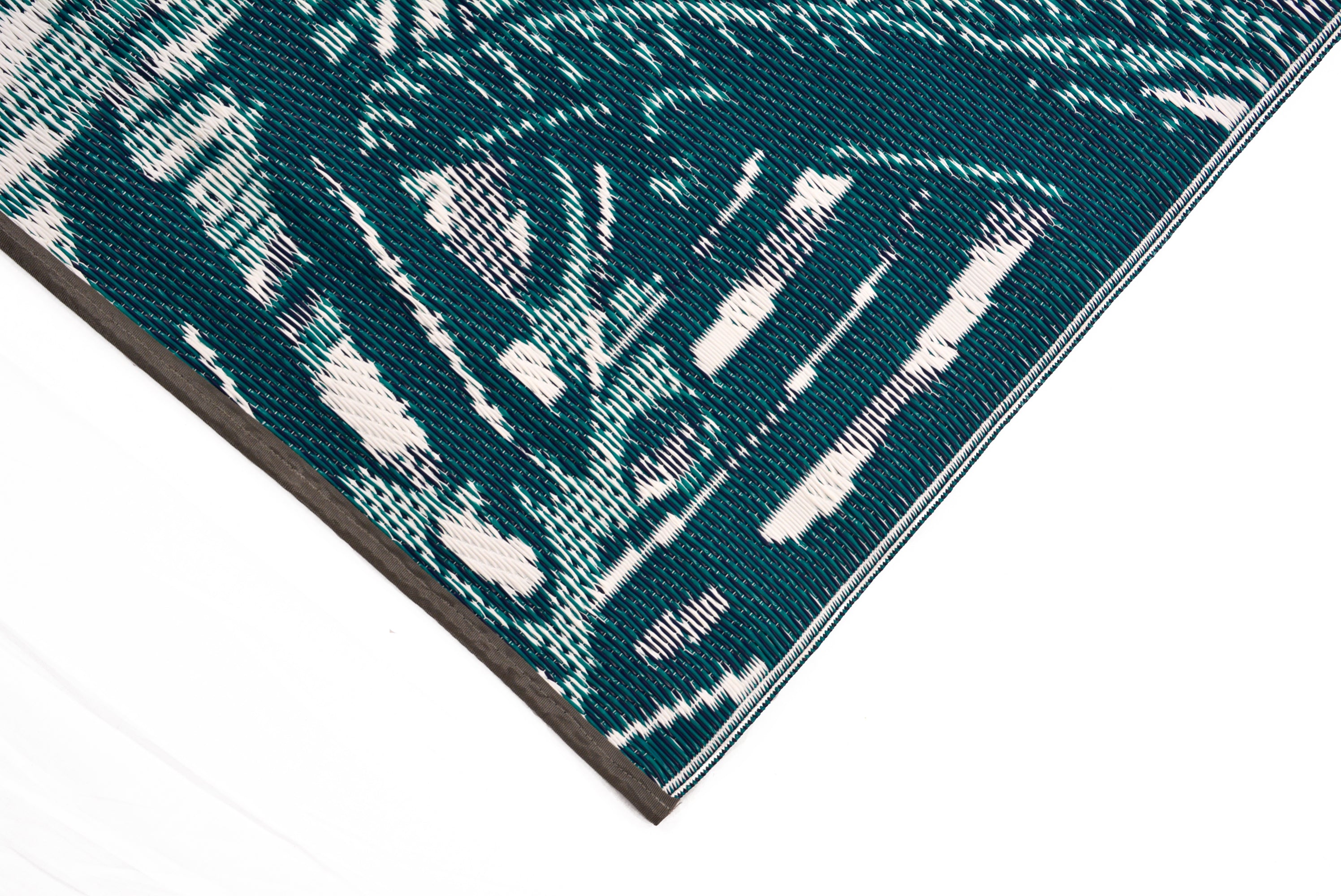 Reversible Indoor/Outdoor Mats - Chatai 2786 - Green/White-120x170