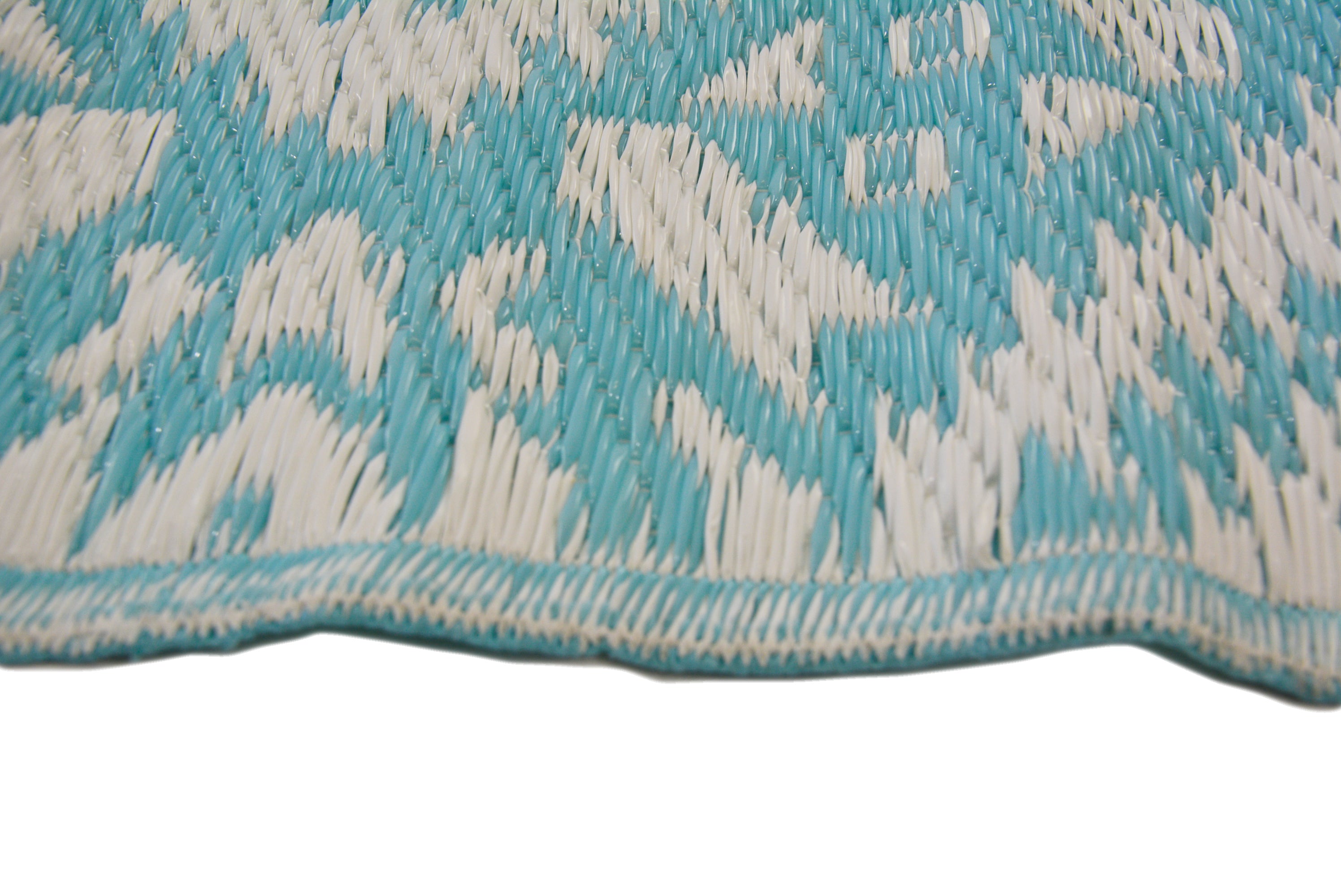 Reversible Indoor/Outdoor Mats - Chatai-Boheme-2-Aqua-120x170