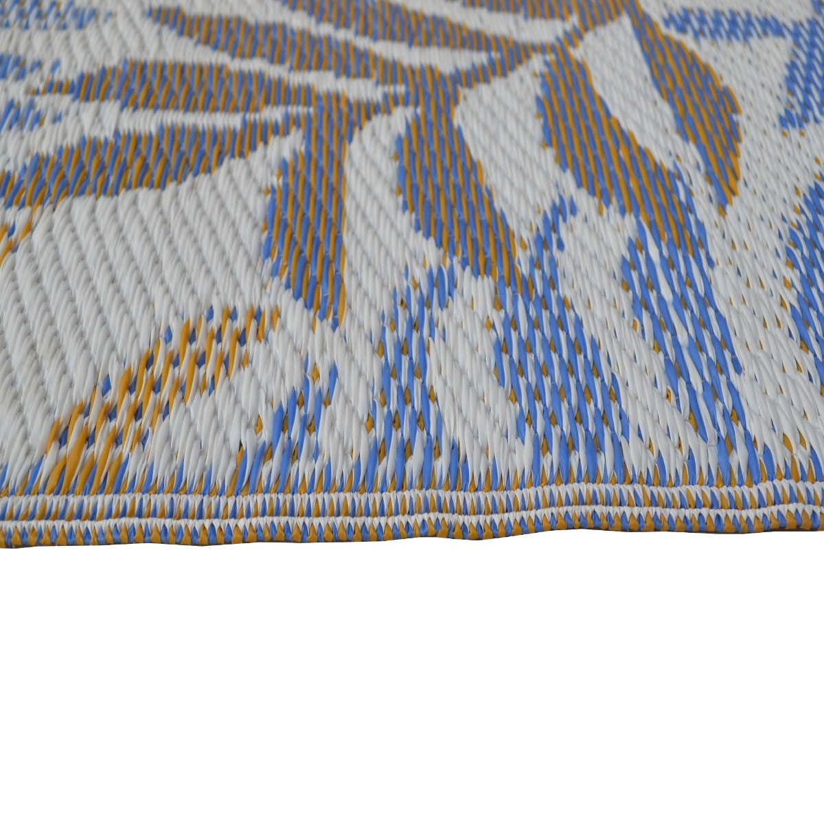 Reversible Outdoor Plastic Mat - Chatai Fern-Multi- 120x170cm