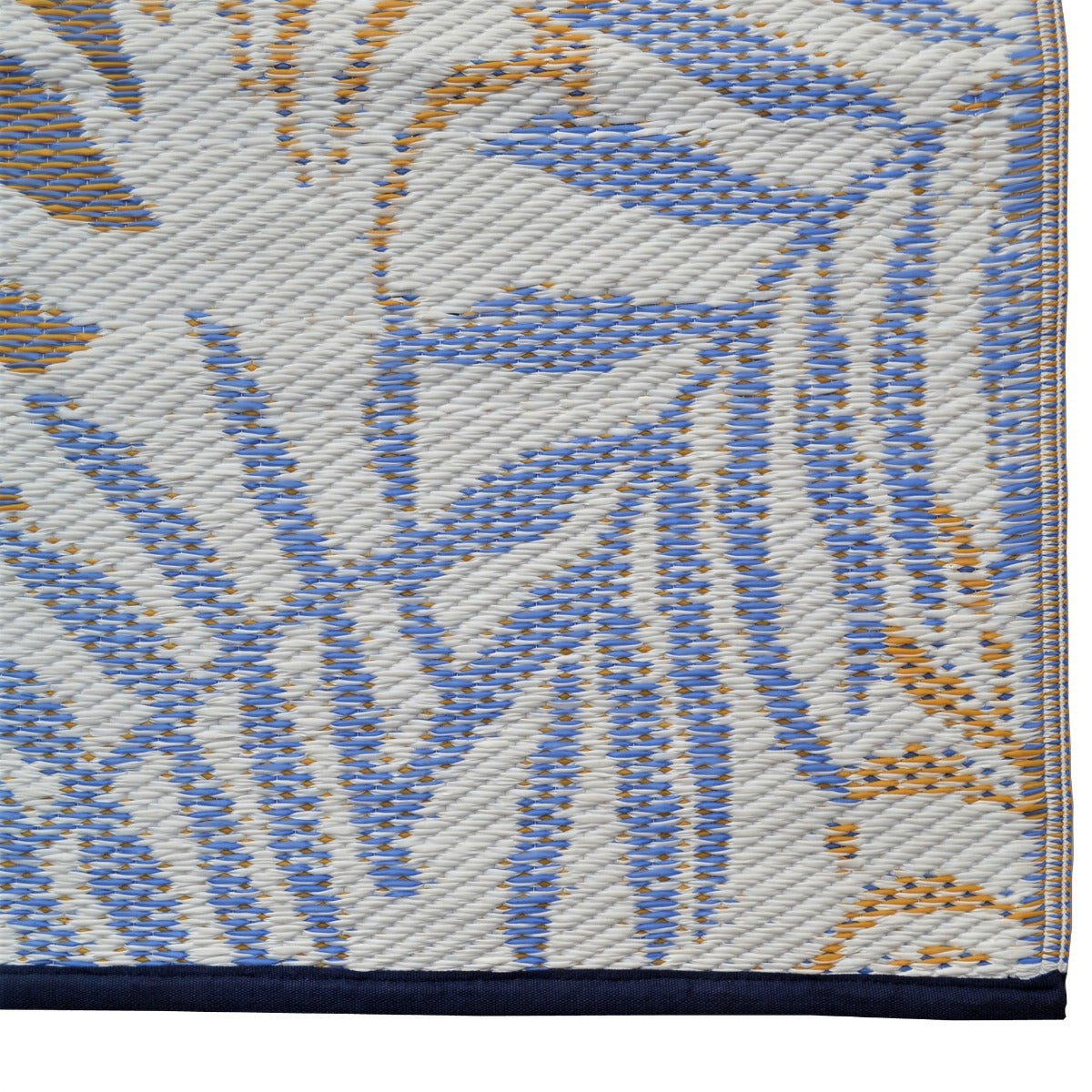 Reversible Outdoor Plastic Mat - Chatai Fern-Multi- 120x170cm