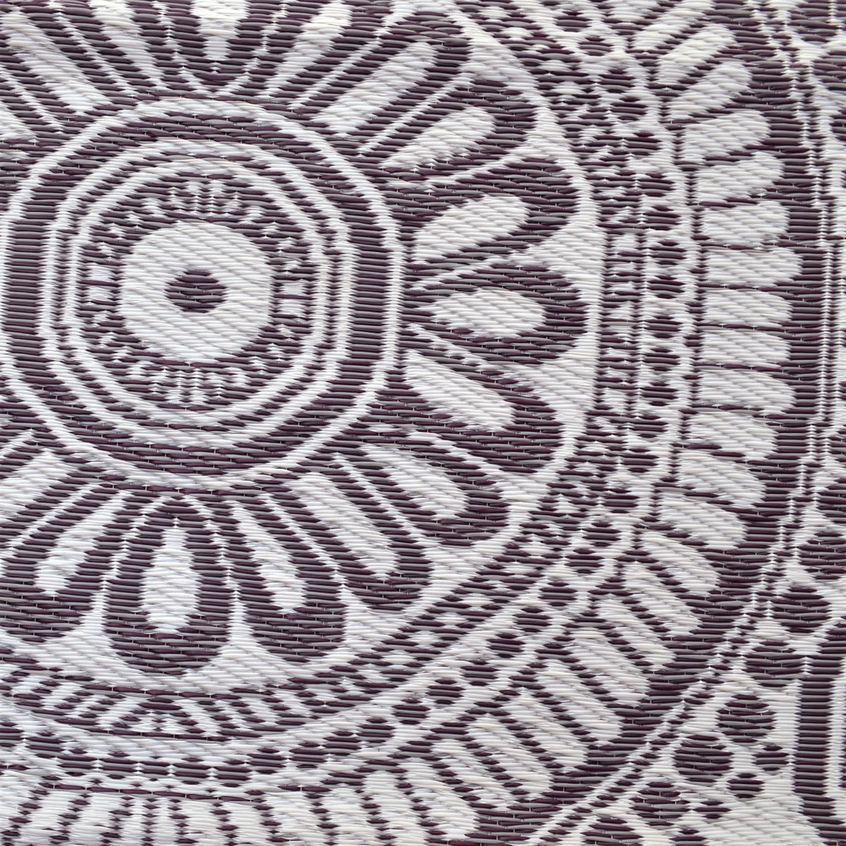 Reversible Outdoor Plastic Mat - Chatai Mandala-Stone- 120x170cm