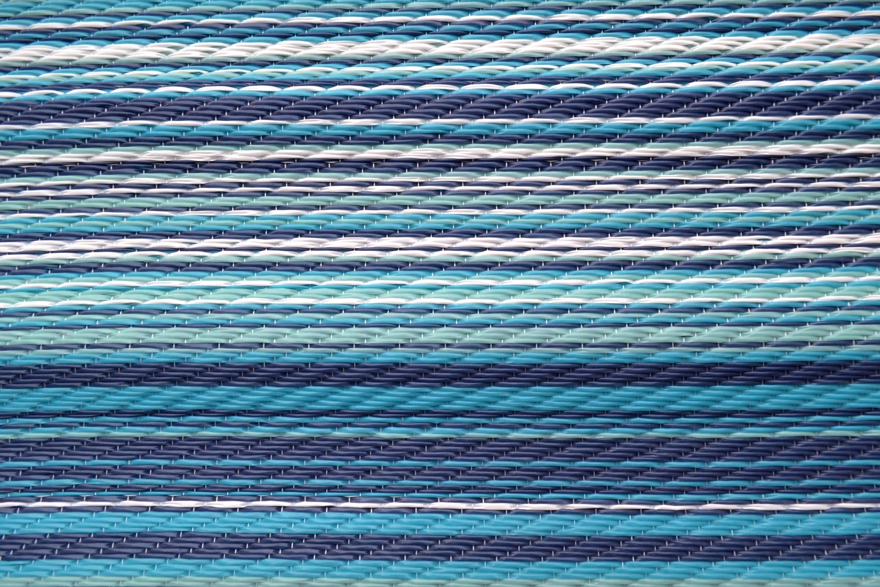 Alfresco Reversible Outdoor Mat - Rondo - Blue - 120x170cm
