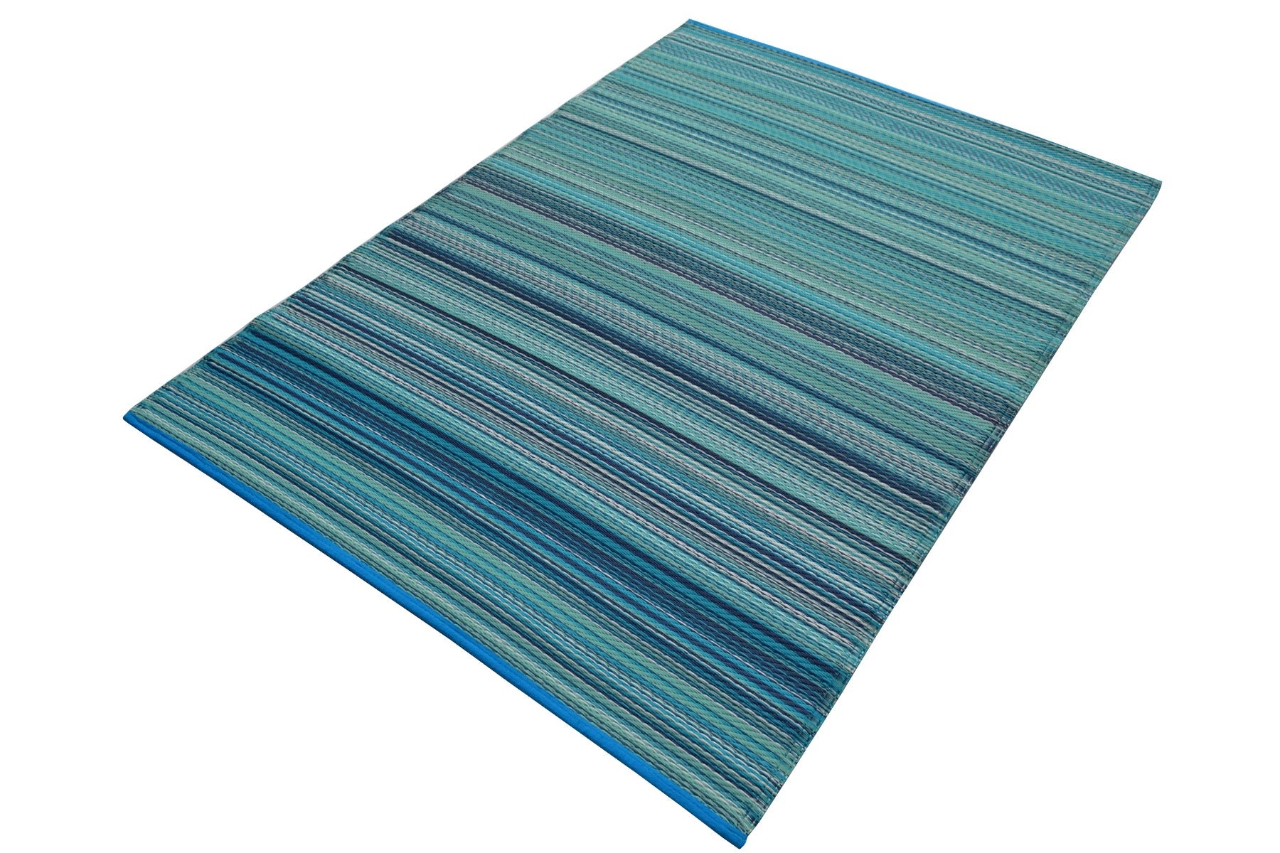 Alfresco Reversible Outdoor Mat - Rondo - Blue - 120x170cm