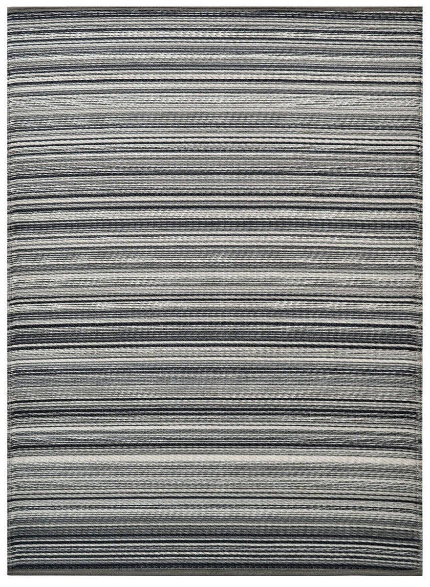 Alfresco Reversible Outdoor Mat - Rondo - Grey - 120x170cm