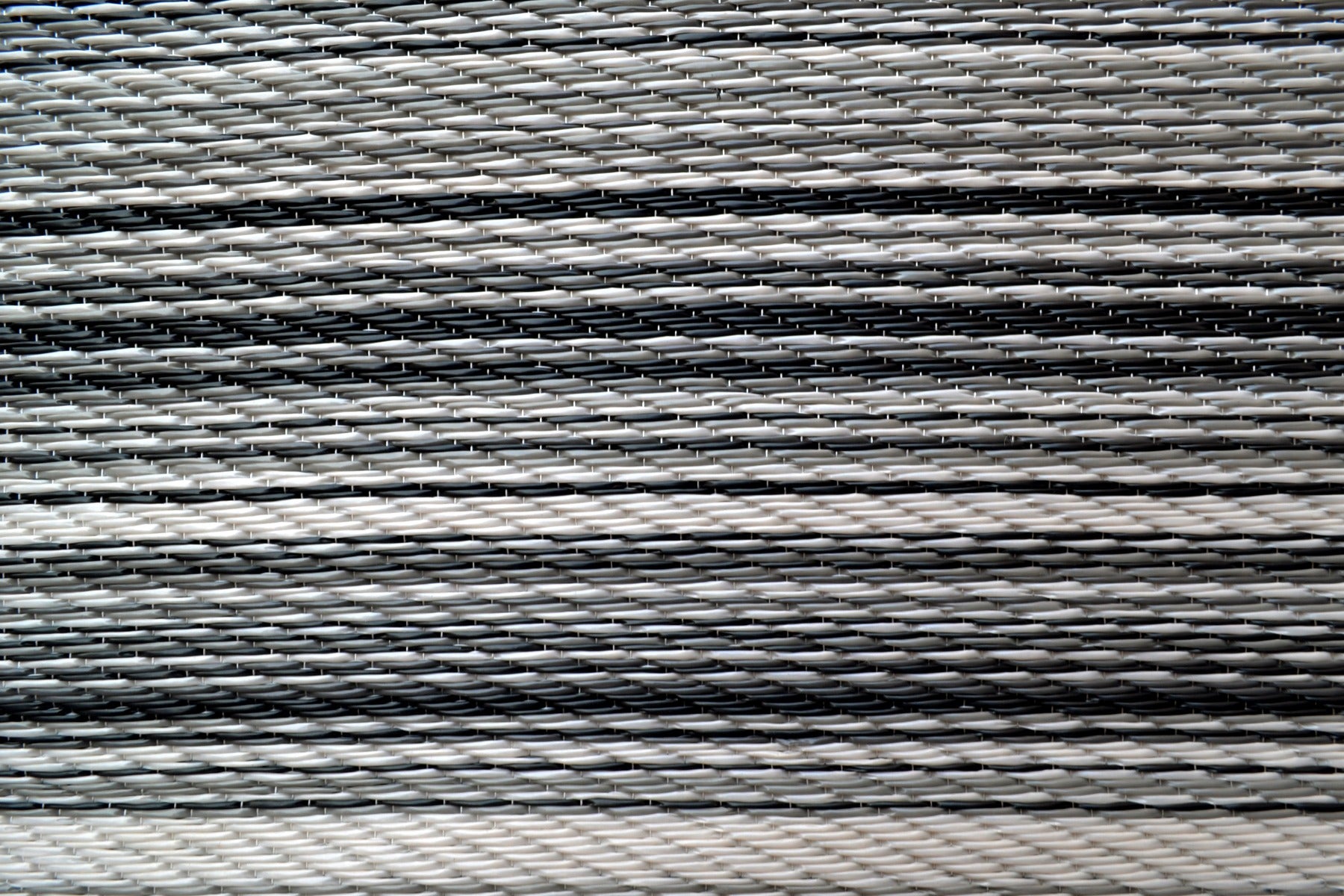 Alfresco Reversible Outdoor Mat - Rondo - Grey - 120x170cm