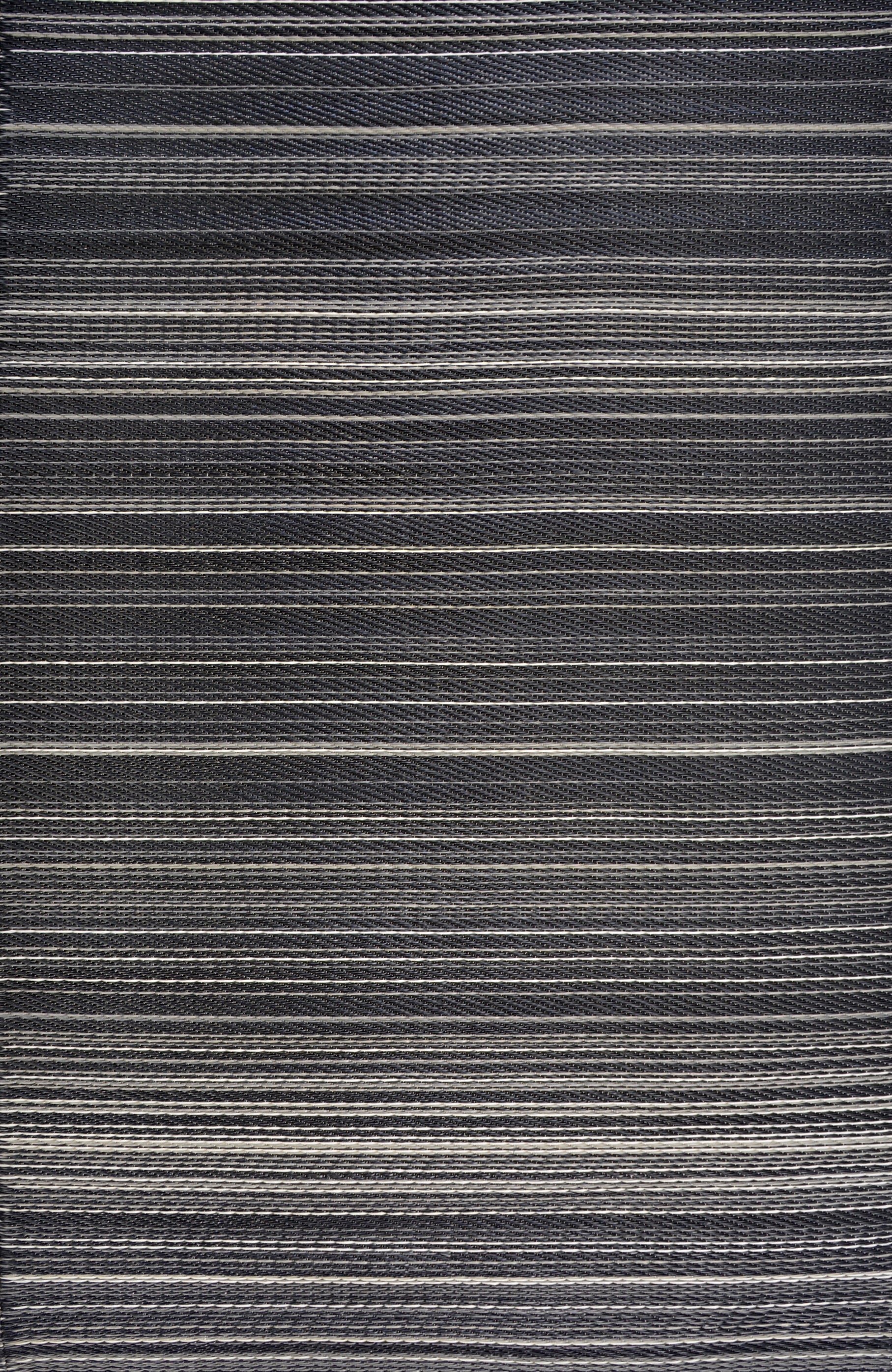 Reversible Indoor/Outdoor Mats - Chatai Rongoli - Black-90x150