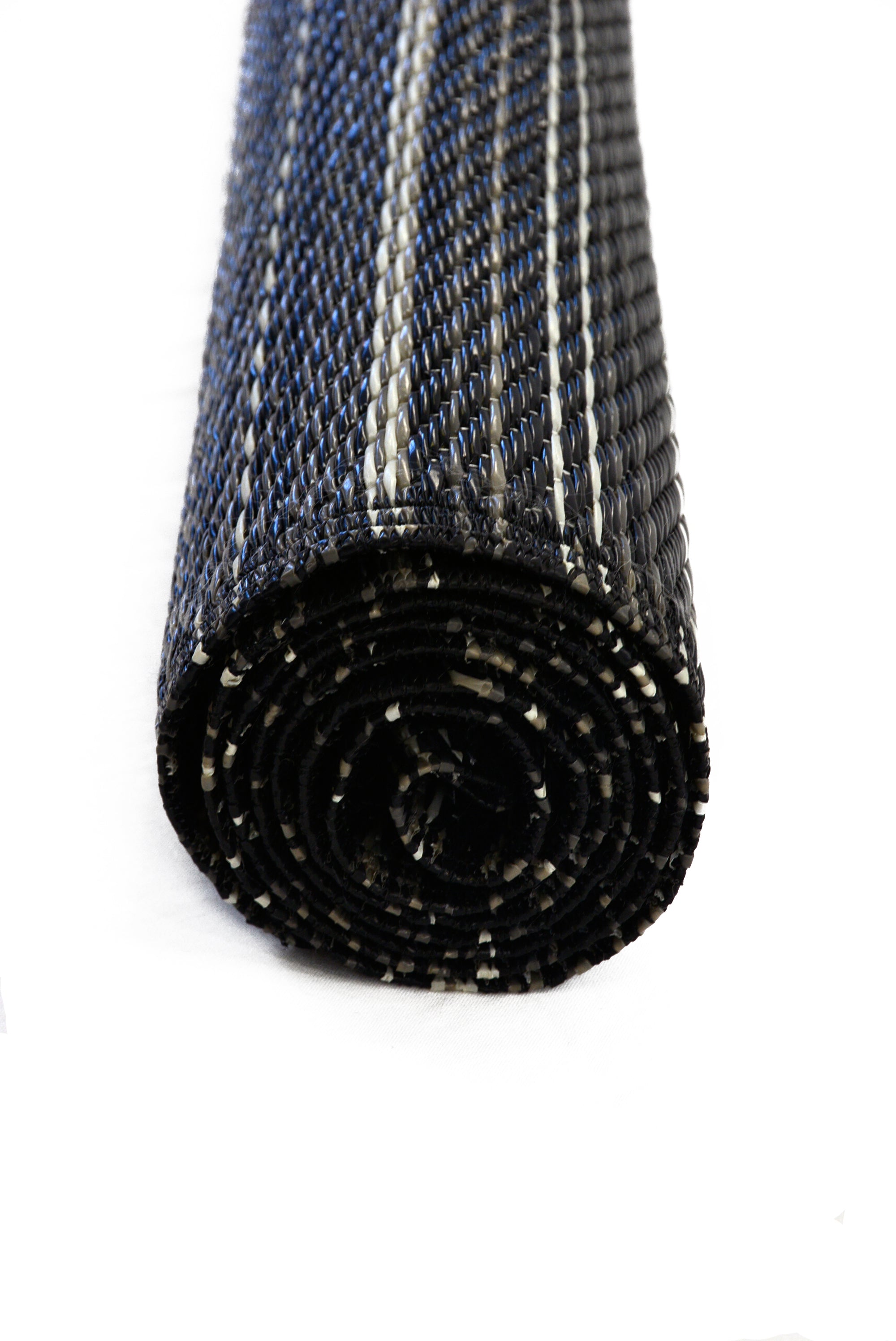 Reversible Indoor/Outdoor Mats - Chatai Rongoli - Black-90x150