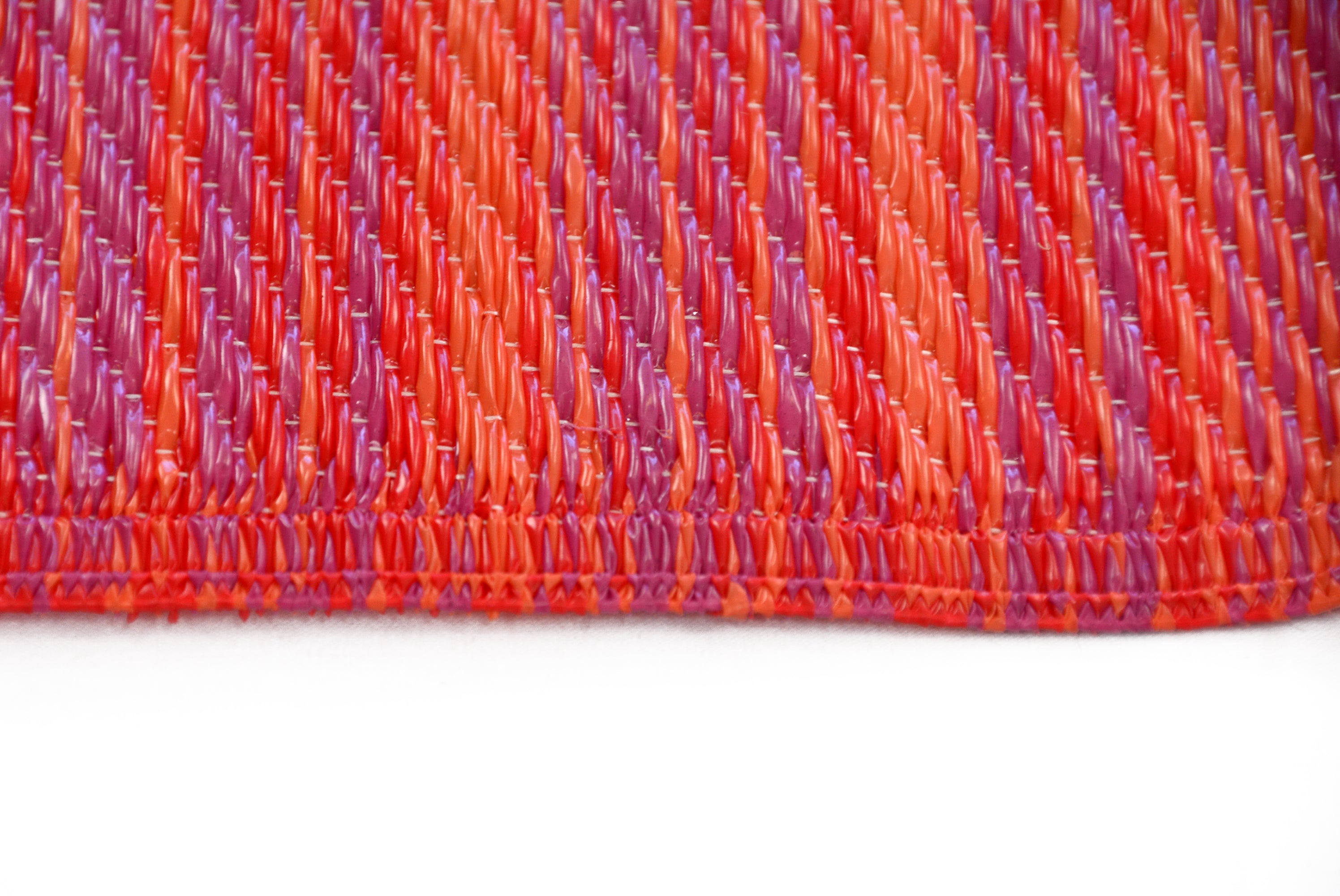 Reversible Indoor/Outdoor Mats - Chatai Rongoli - Red-90x150
