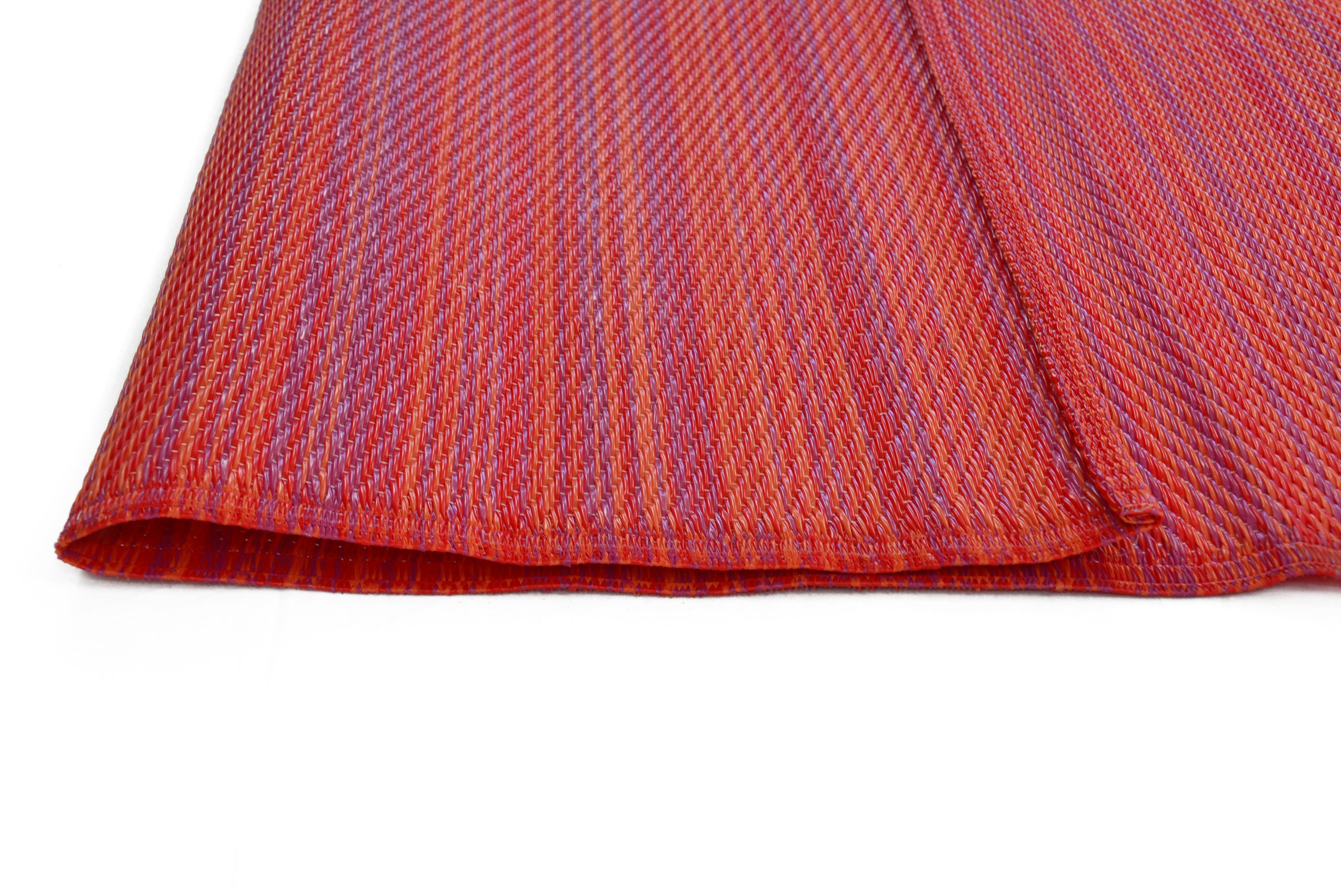 Reversible Indoor/Outdoor Mats - Chatai Rongoli - Red-90x150