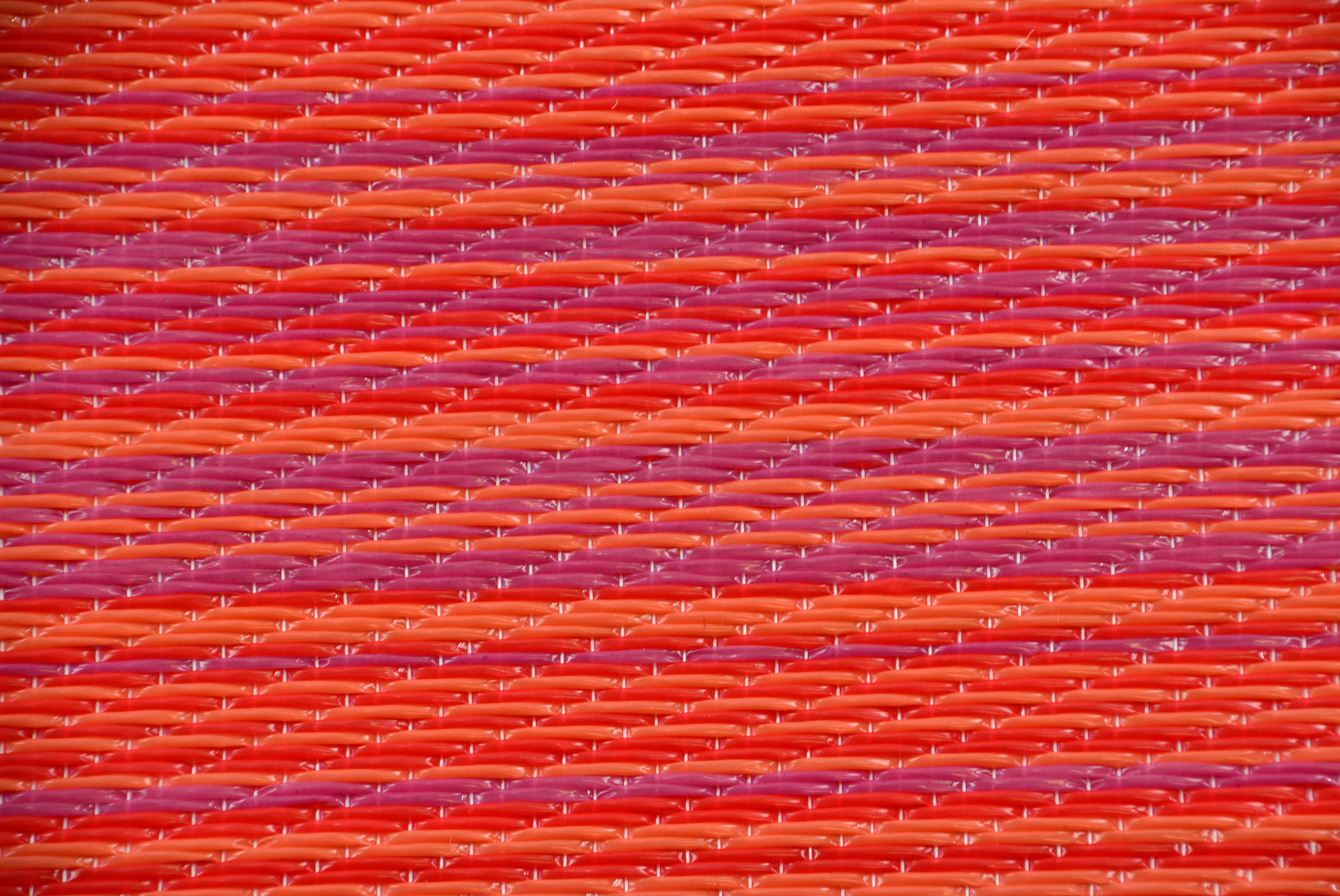Reversible Indoor/Outdoor Mats - Chatai Rongoli - Red-90x150