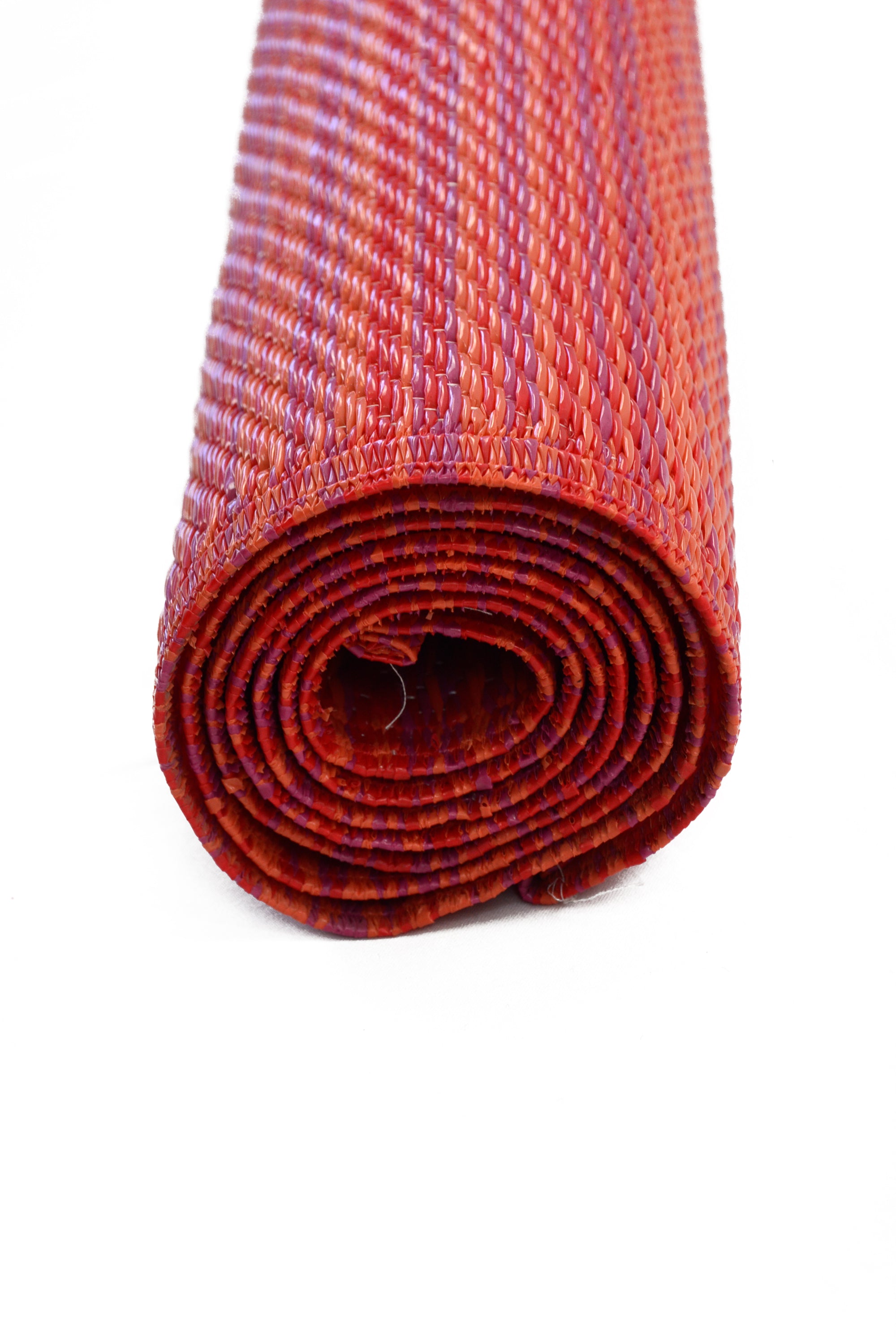Reversible Indoor/Outdoor Mats - Chatai Rongoli - Red-90x150