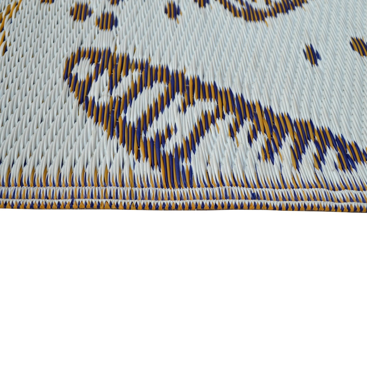 Reversible Outdoor Plastic Mat - Chatai Shells-Multi- 120x170cm