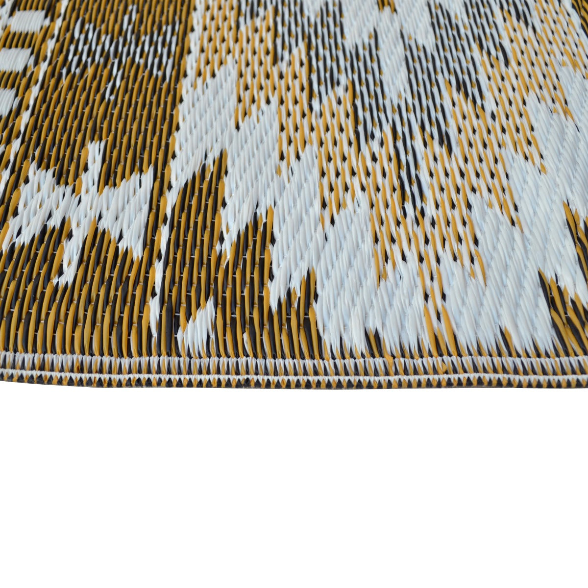 Reversible Outdoor Plastic Mat - Chatai Wanaka-Brown Multi - 120x170cm