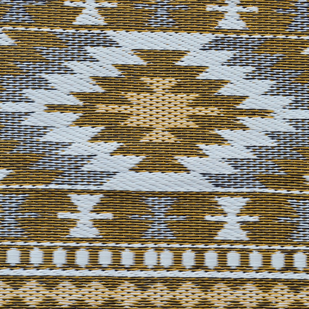 Reversible Outdoor Plastic Mat - Chatai Wanaka-Brown Multi - 120x170cm