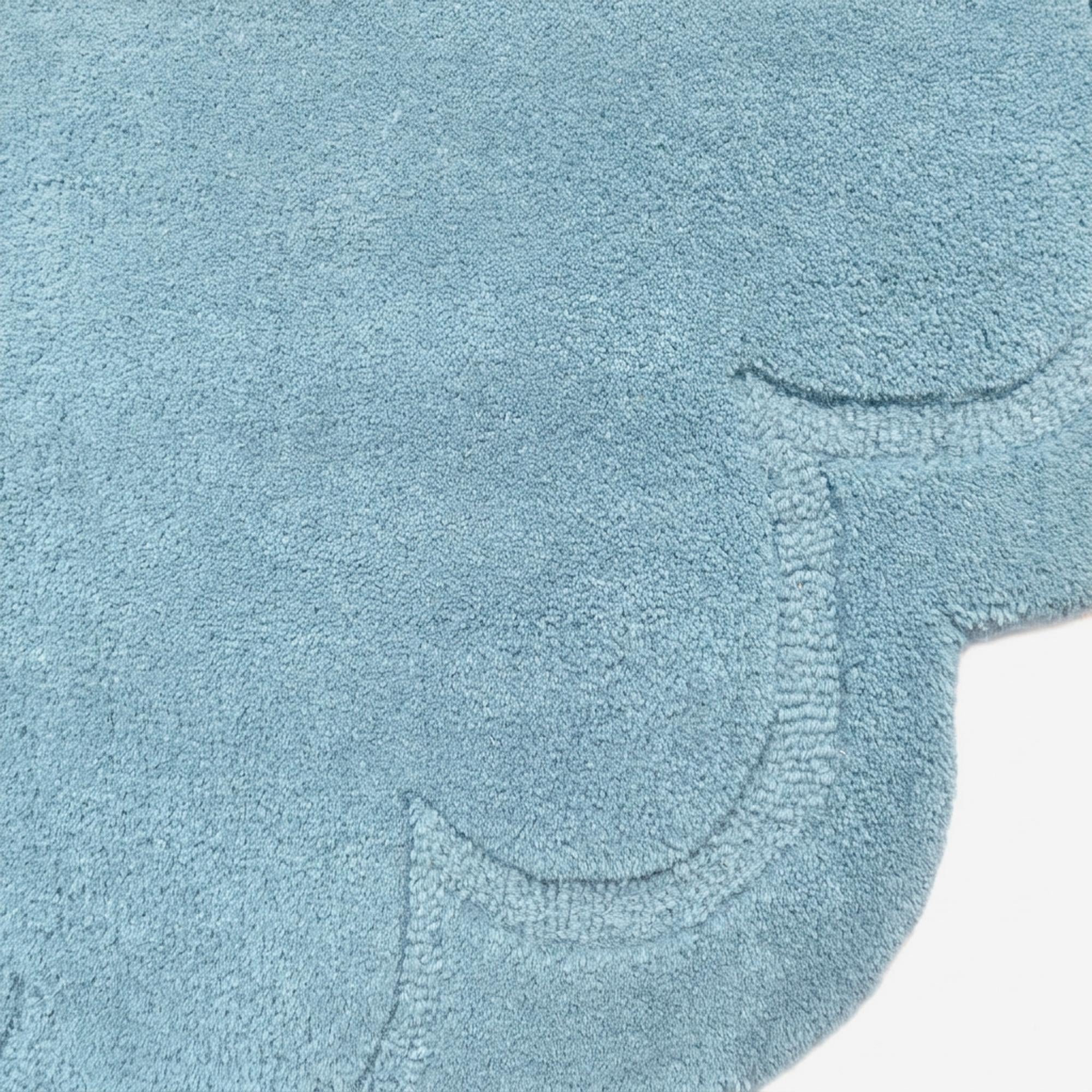 Handtufted Wool Rug-Rivoli 6447-Eggshell Blue-160X160cm