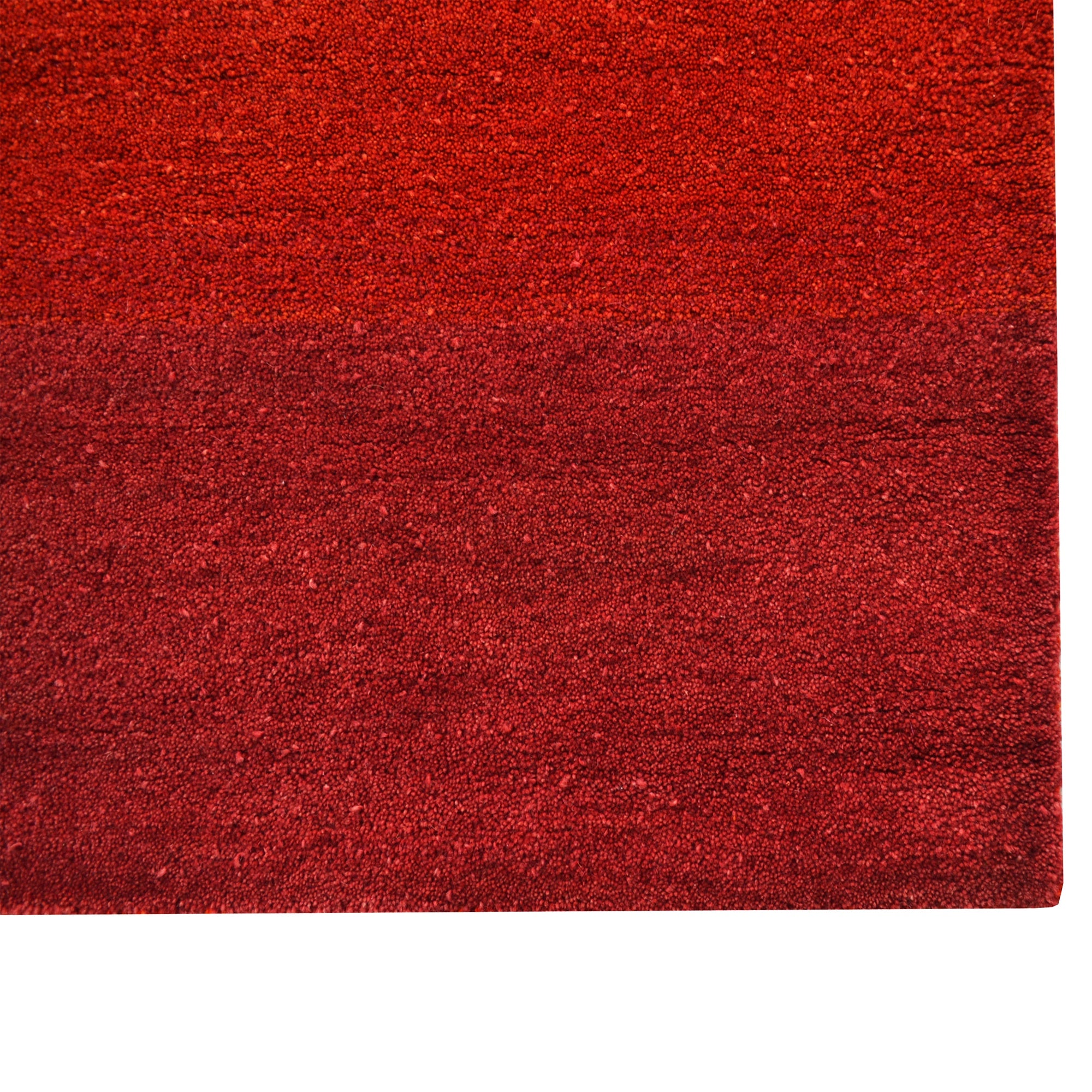 Handmade Gabbeh Wool Rug-128- IMPERIAL RED-80x150cm