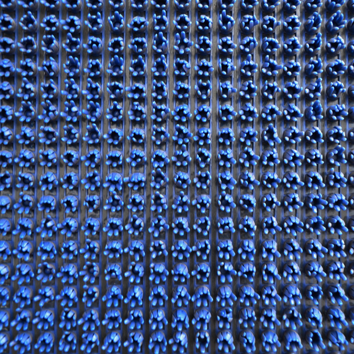 Brushed Rubber Doormat-Acupuncture-020-Blue-40x60cm