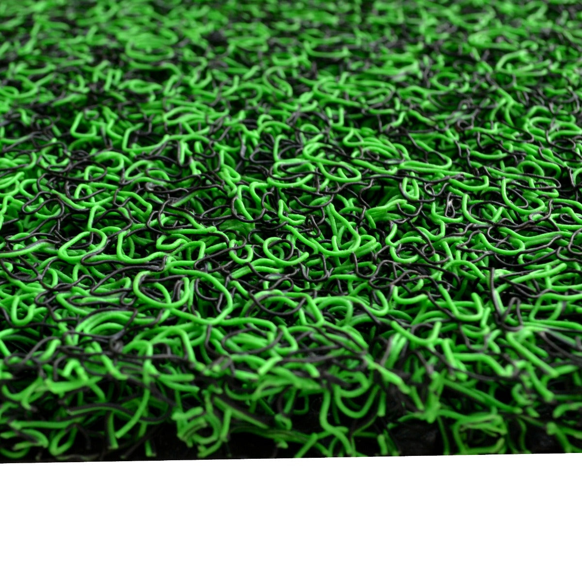 Non Slip Doormat/Rubber Mat-Cozy 010-Green/Black-40x60cm