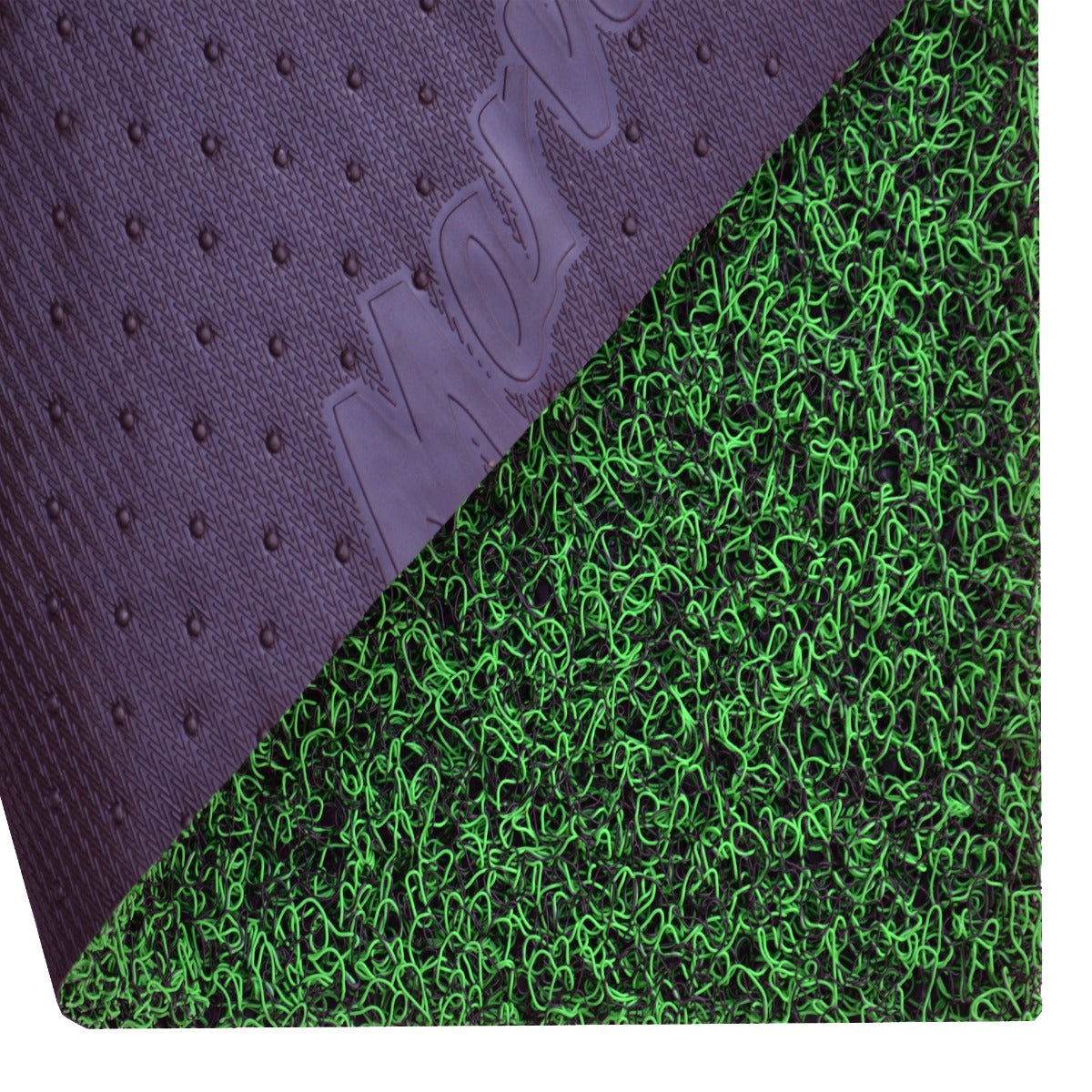 Non Slip Doormat/Rubber Mat-Cozy 010-Green/Black-40x60cm