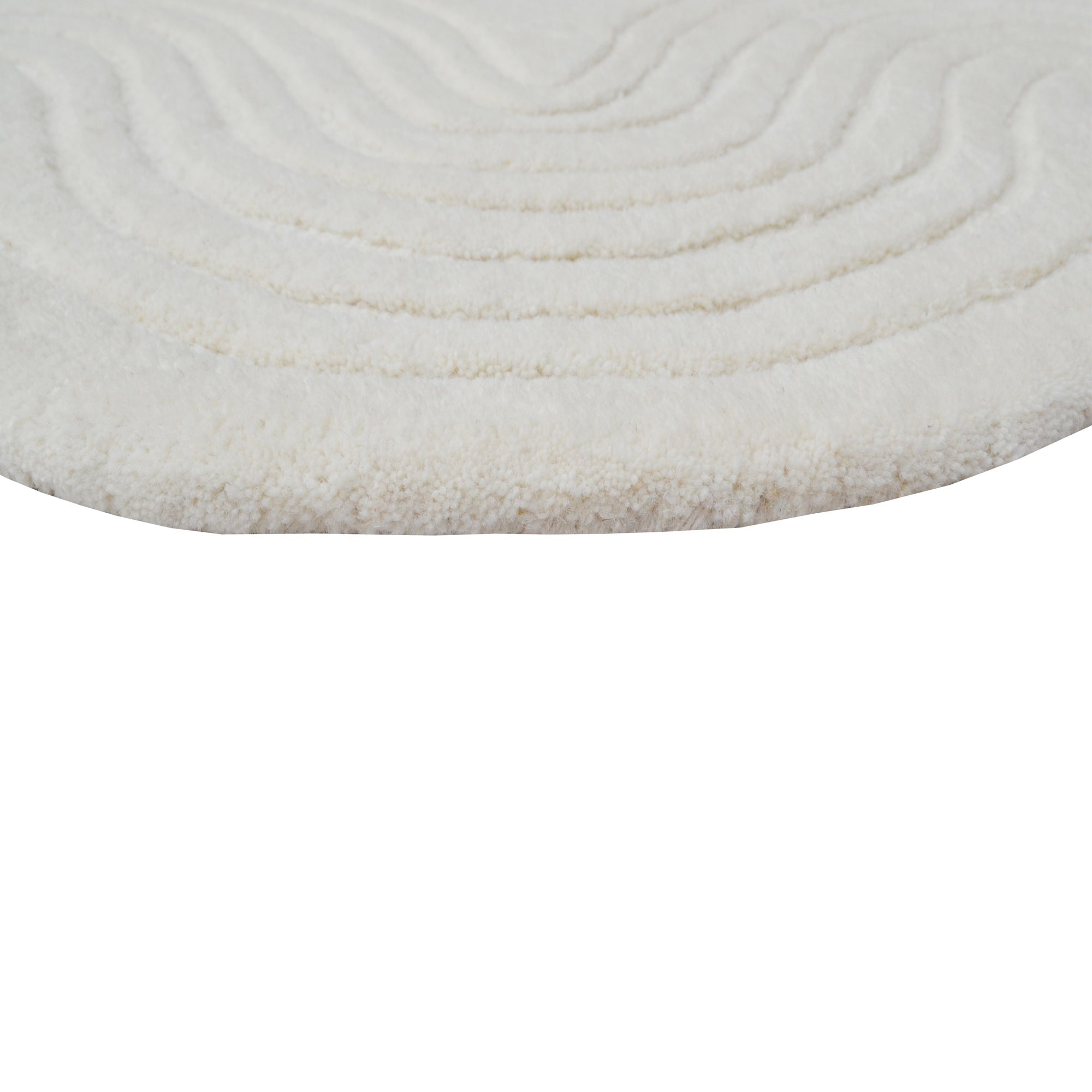 Handmade Novelty Wool Rug-6429-Ivory-110x160cm