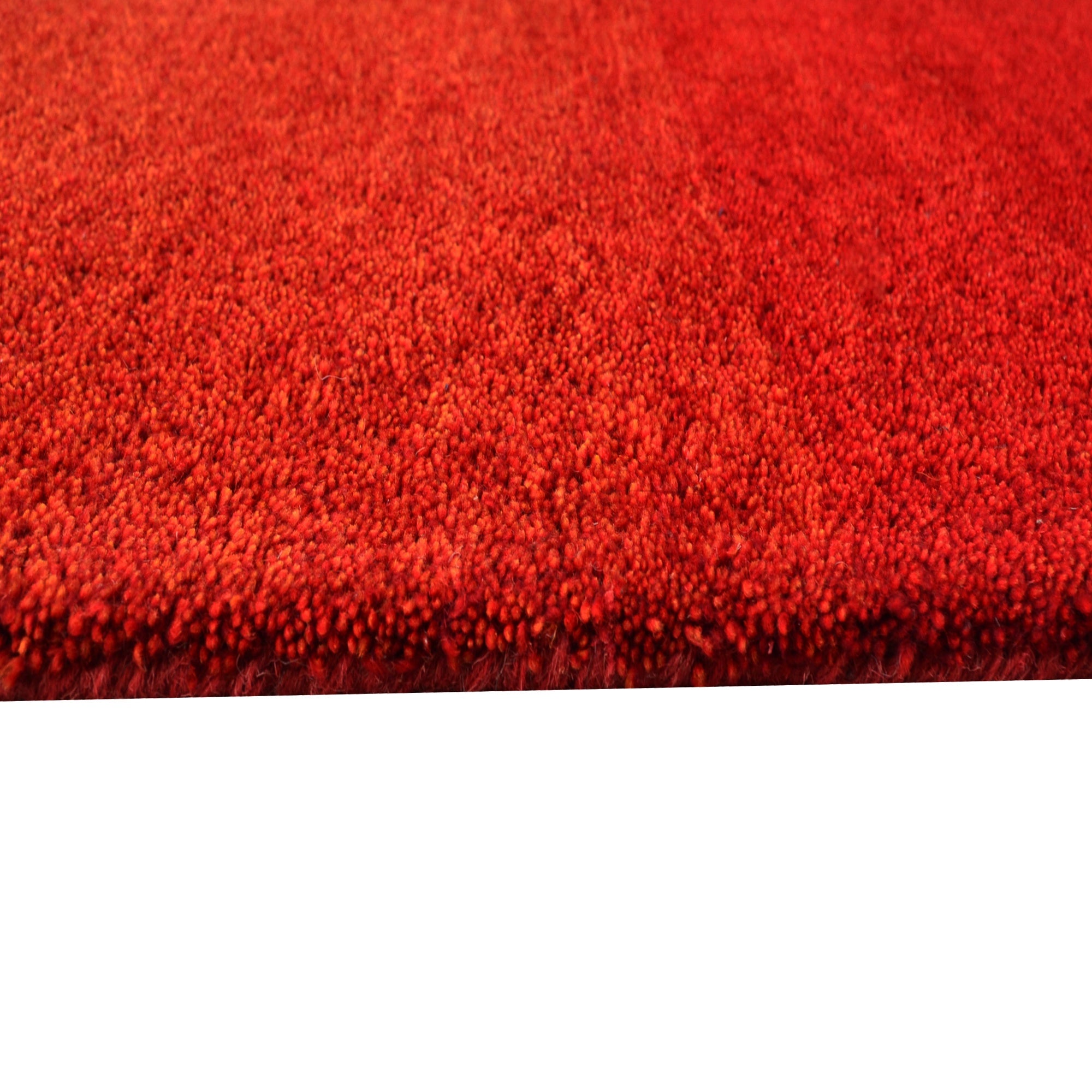 Handmade Gabbeh Wool Rug-128- IMPERIAL RED-80x150cm
