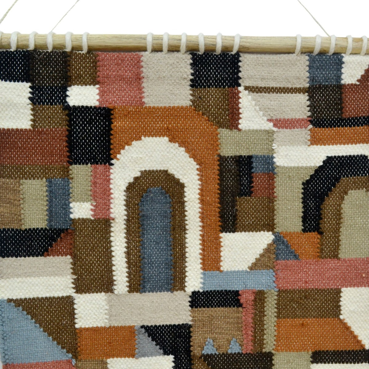Modern Handwoven Wallhanging-Pheobe AD 23-Multi-60x70cm