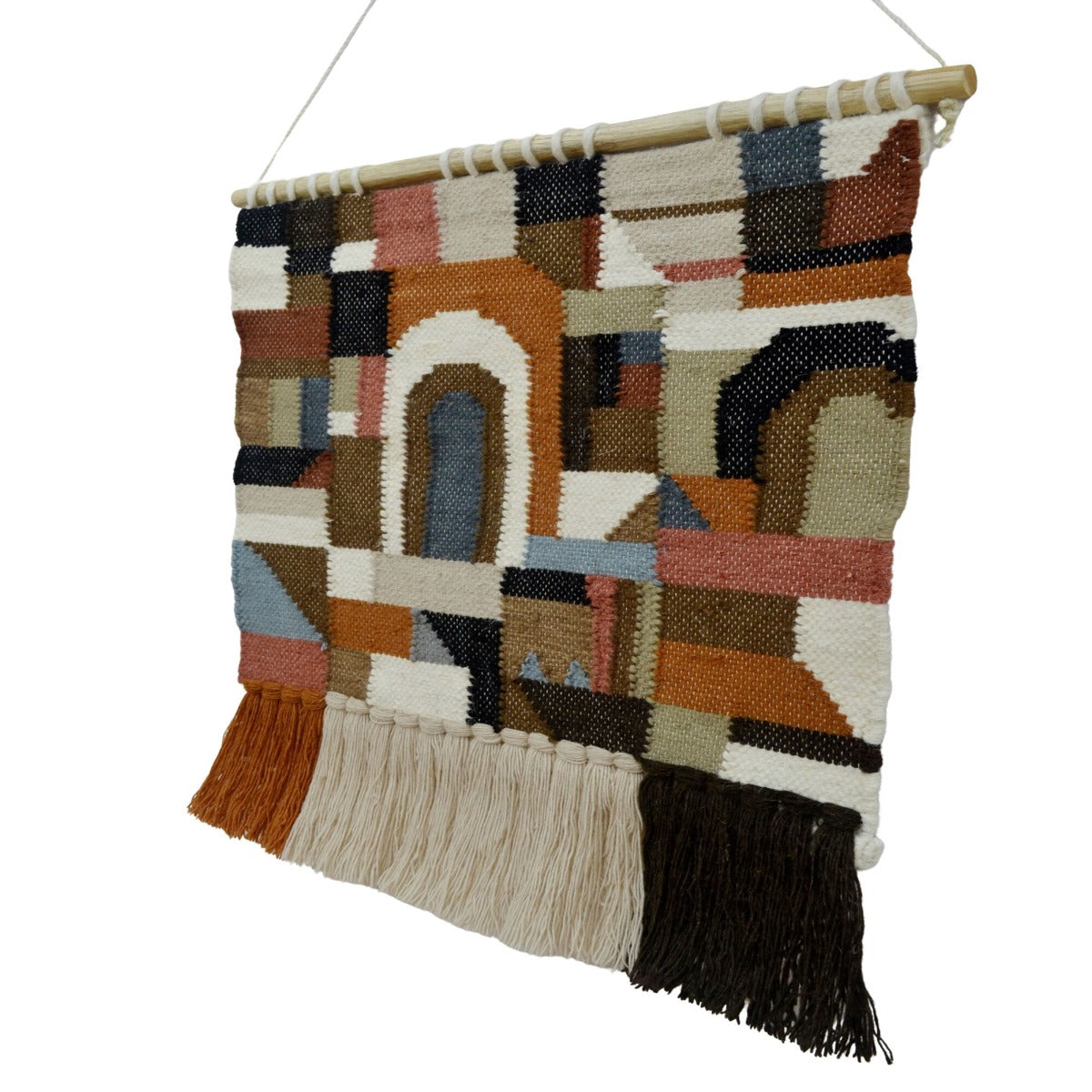 Modern Handwoven Wallhanging-Pheobe AD 23-Multi-60x70cm