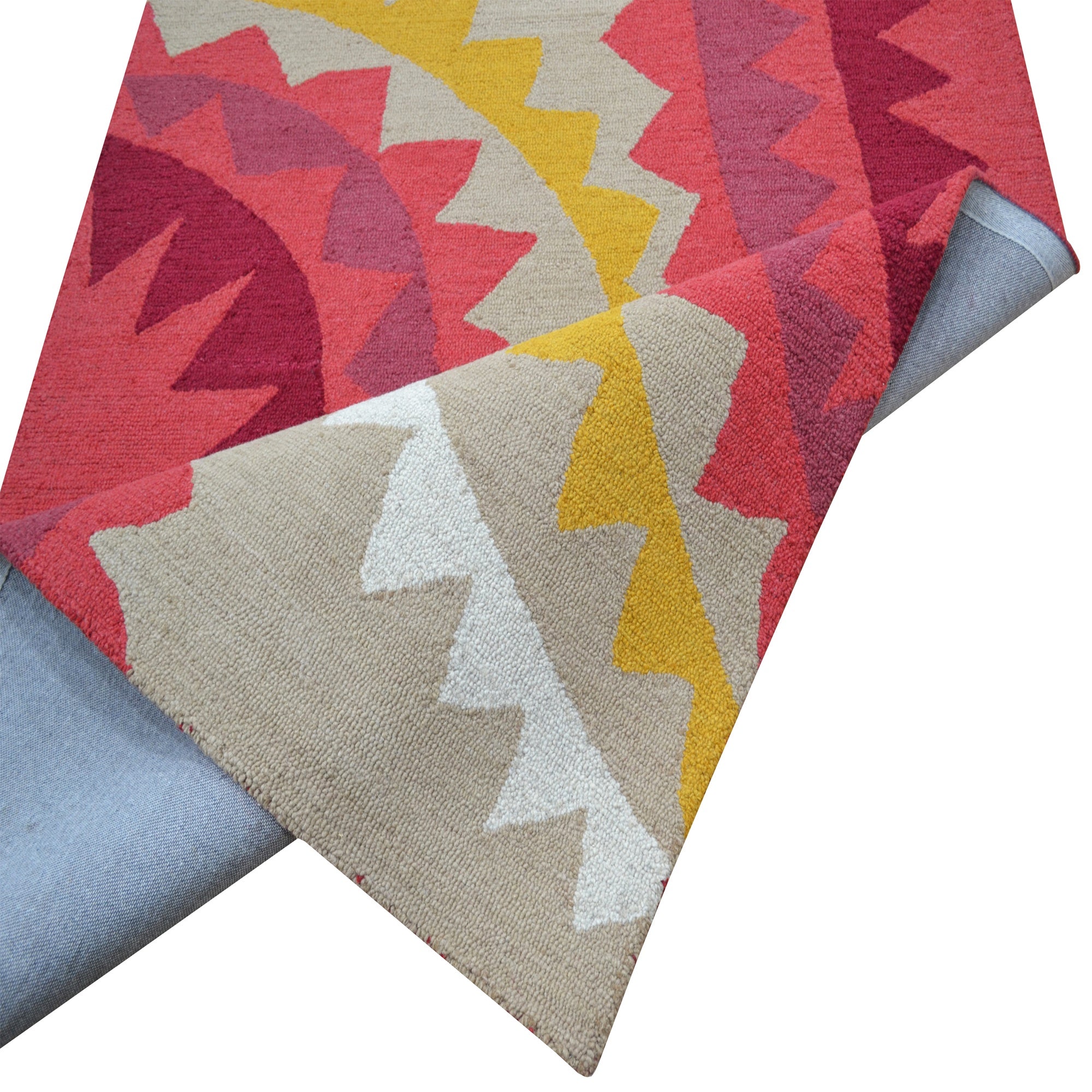 Handmade Dino Wool Rug-6426-Multi-110x160cm
