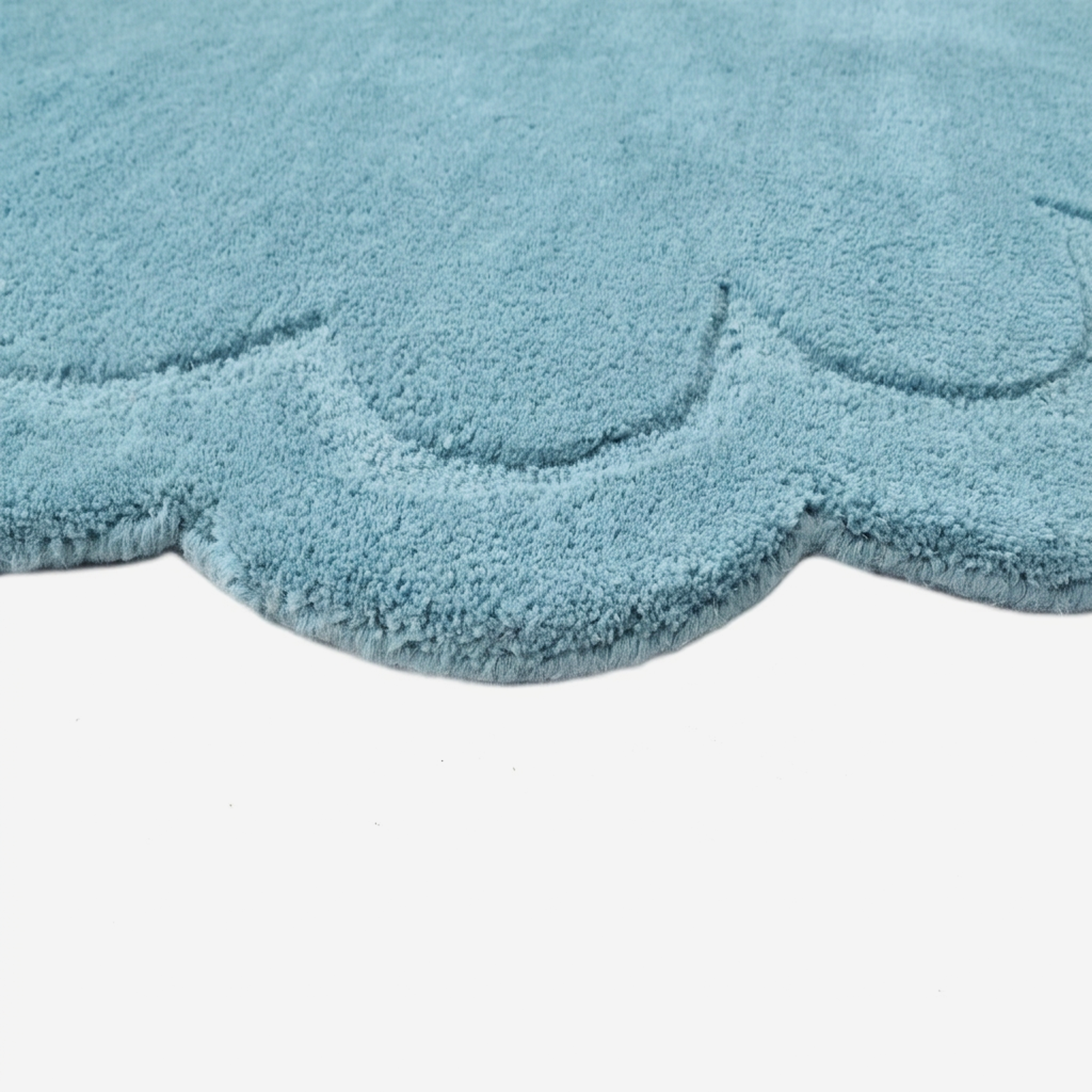 Handtufted Wool Rug-Rivoli 6447-Eggshell Blue-160X160cm