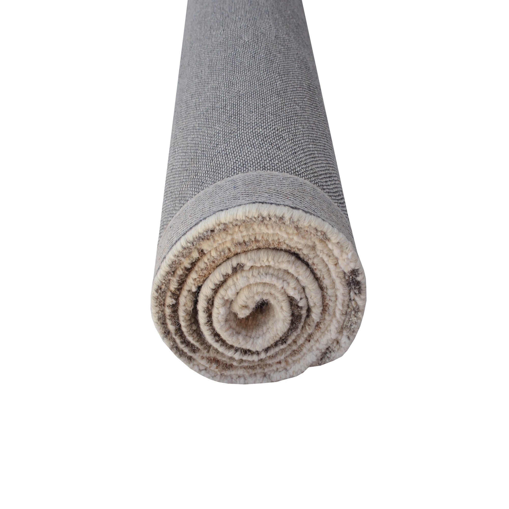 Designer Handmade Wool Rug - Texture 6421-Natural-110x160cm