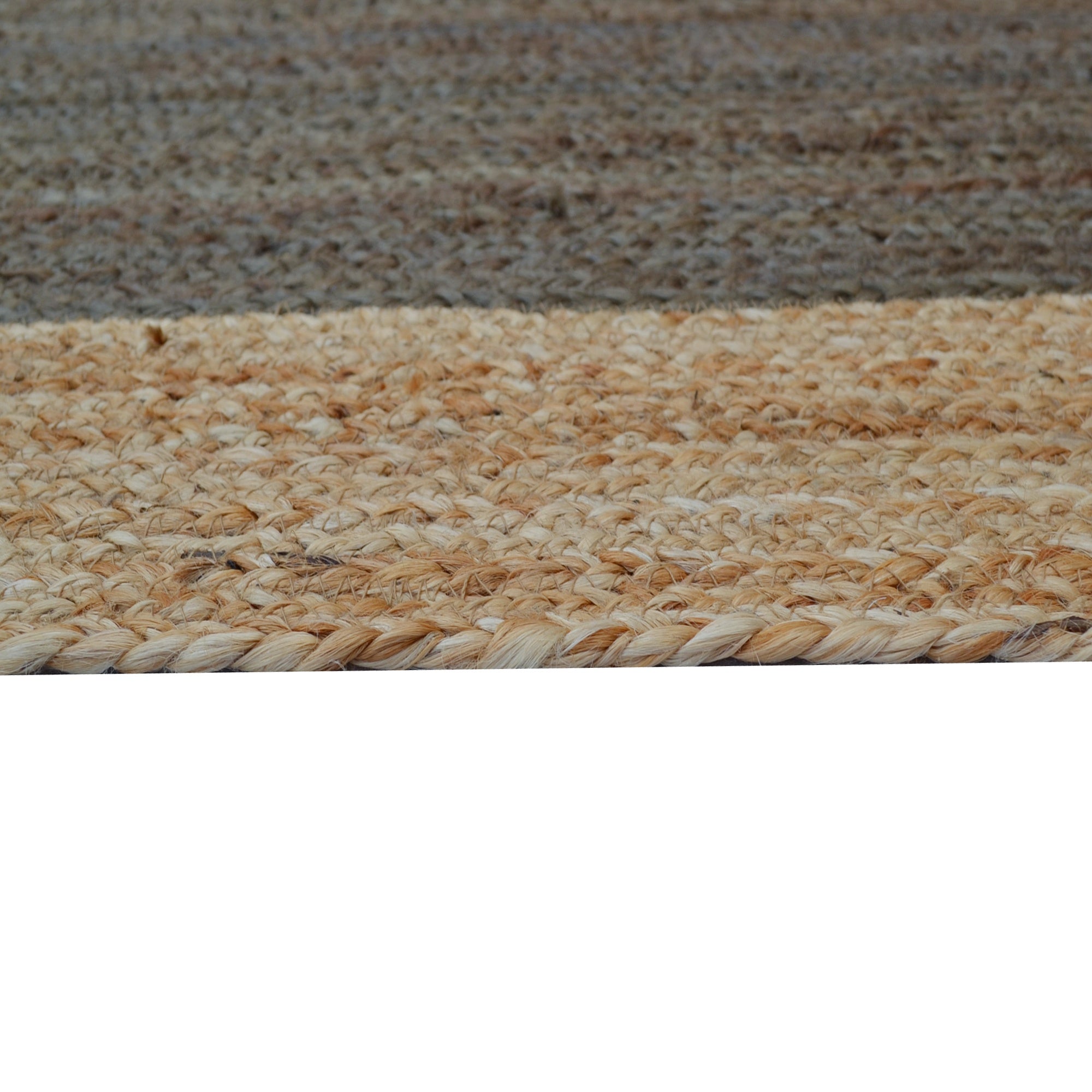 Handwoven Border Jute Rug-1147-Natural/Heena-80x150cm